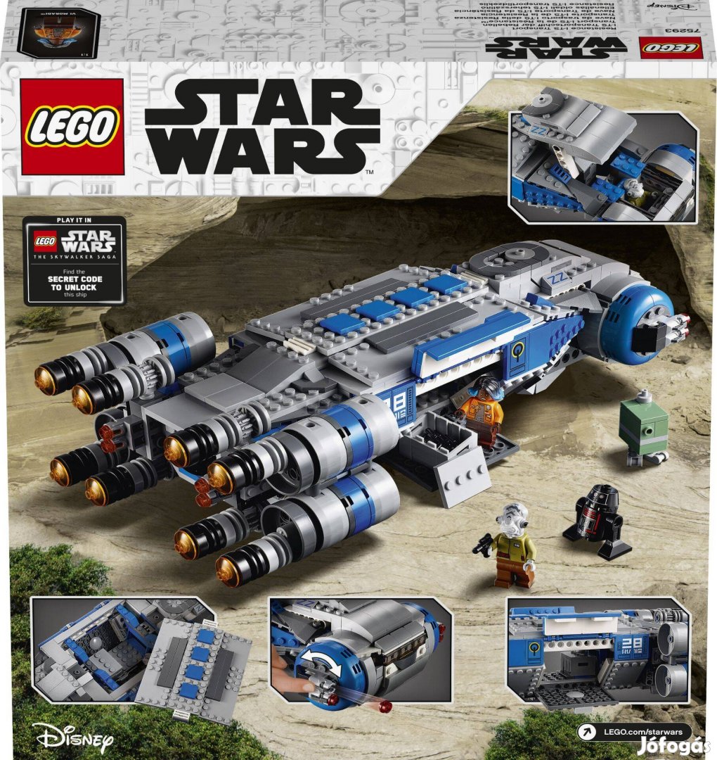 LEGO Star Wars 75293 Resistance I-TS Transport új, bontatlan