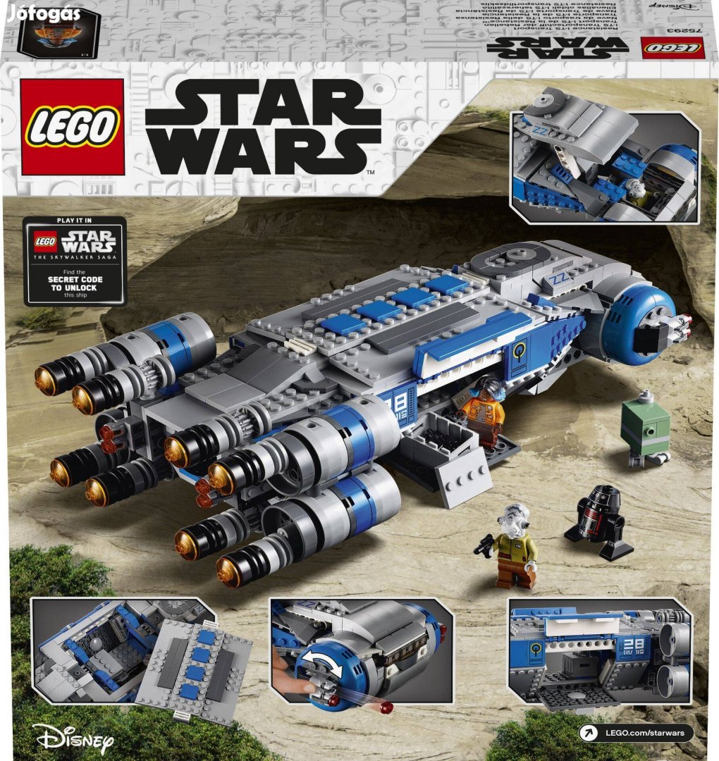 LEGO Star Wars 75293 Resistance I-TS Transport új, bontatlan