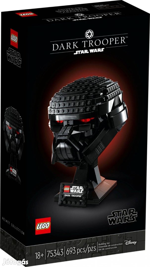 LEGO Star Wars 75343 Dark Trooper Helmet új, bontatlan