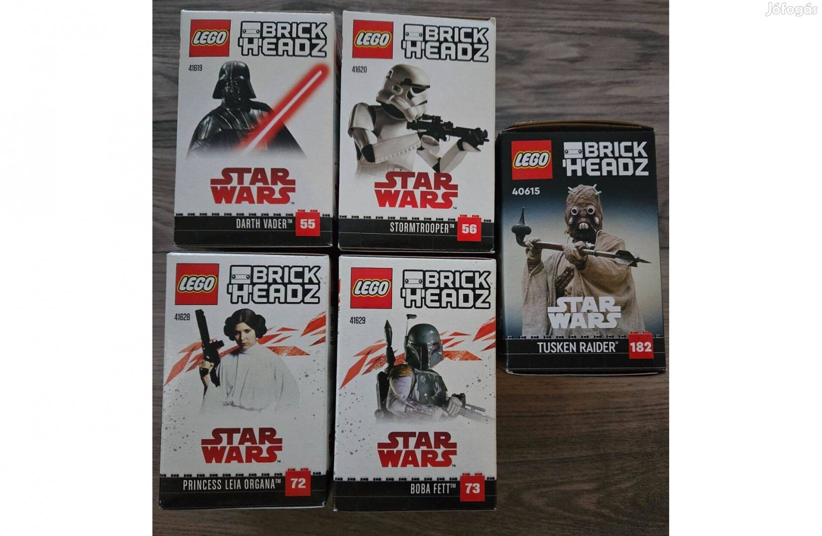 LEGO Star Wars Brickheadz 41619 41620 41628 41629 40615 új eladó!