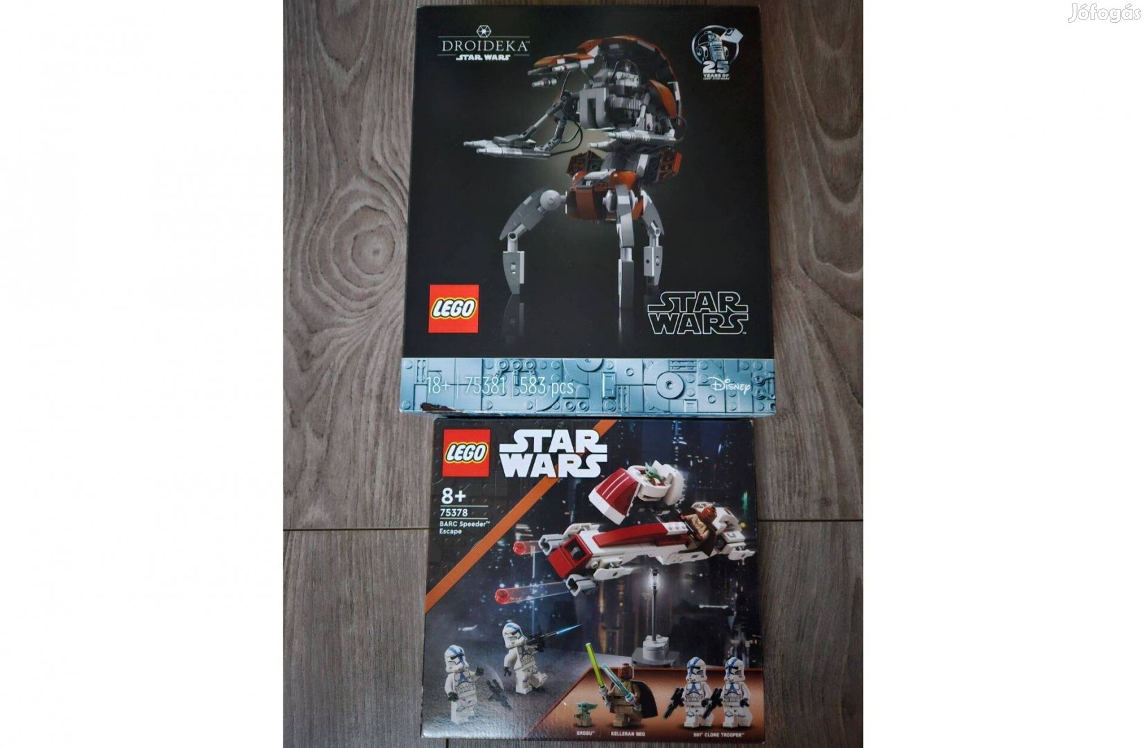 LEGO Star Wars Droideka 75381 és Menekülés BARC motorcsónakon 75378 új