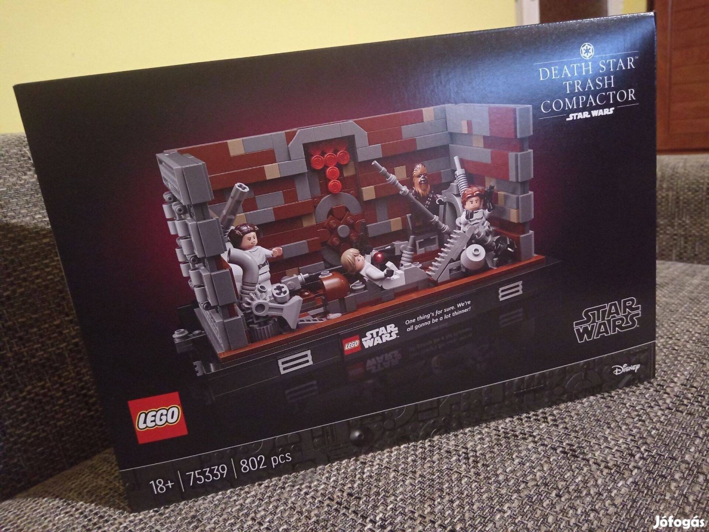 LEGO Star Wars Halálcsillag Szemétzúzó dioráma 75339 bontatlan készlet