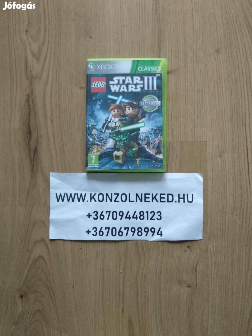 LEGO Star Wars III Xbox One Kompatibilis Xbox 360 játék