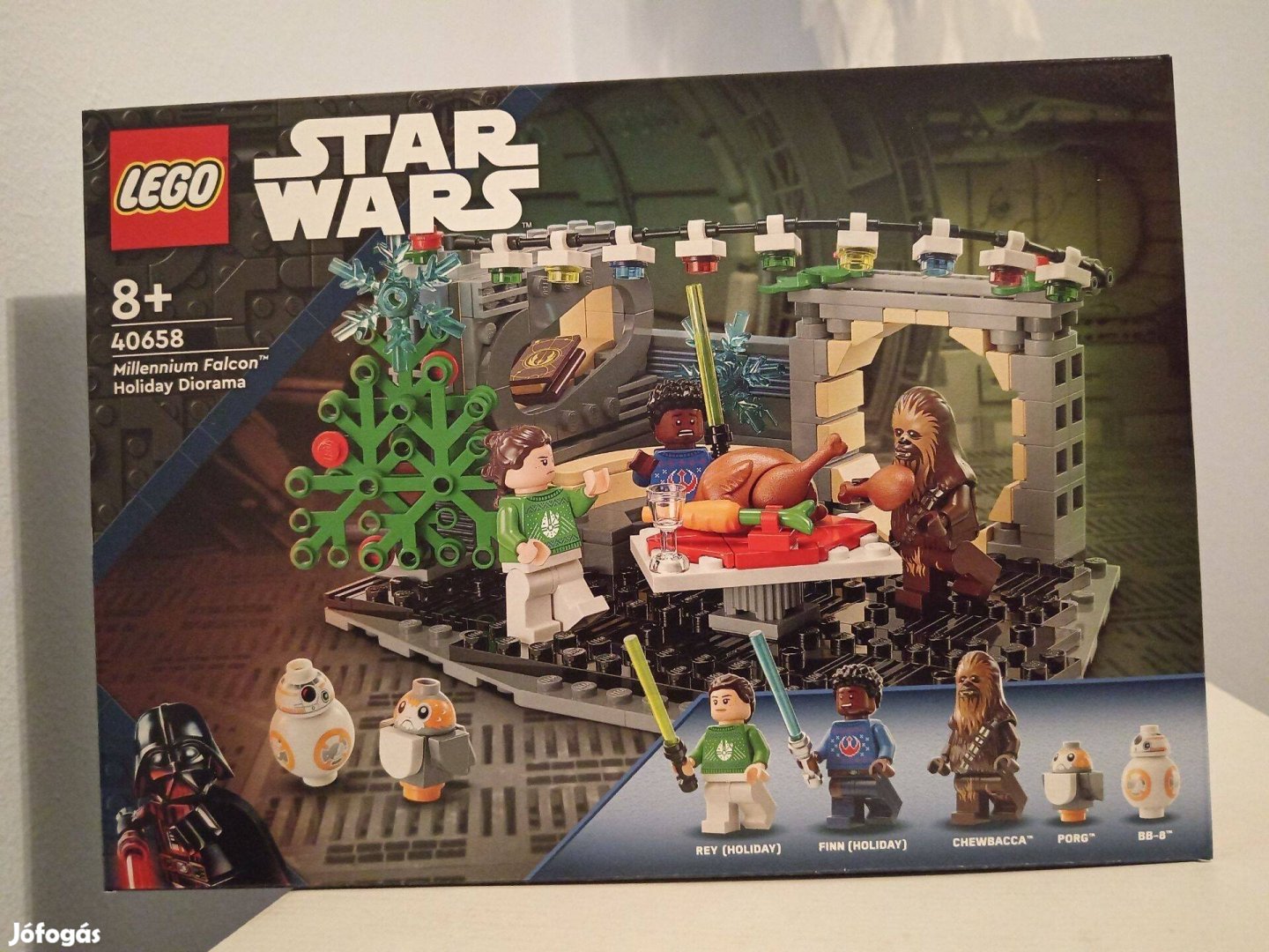 LEGO Star Wars Millennium Falcon ünnepi dioráma 40658 bontatlan