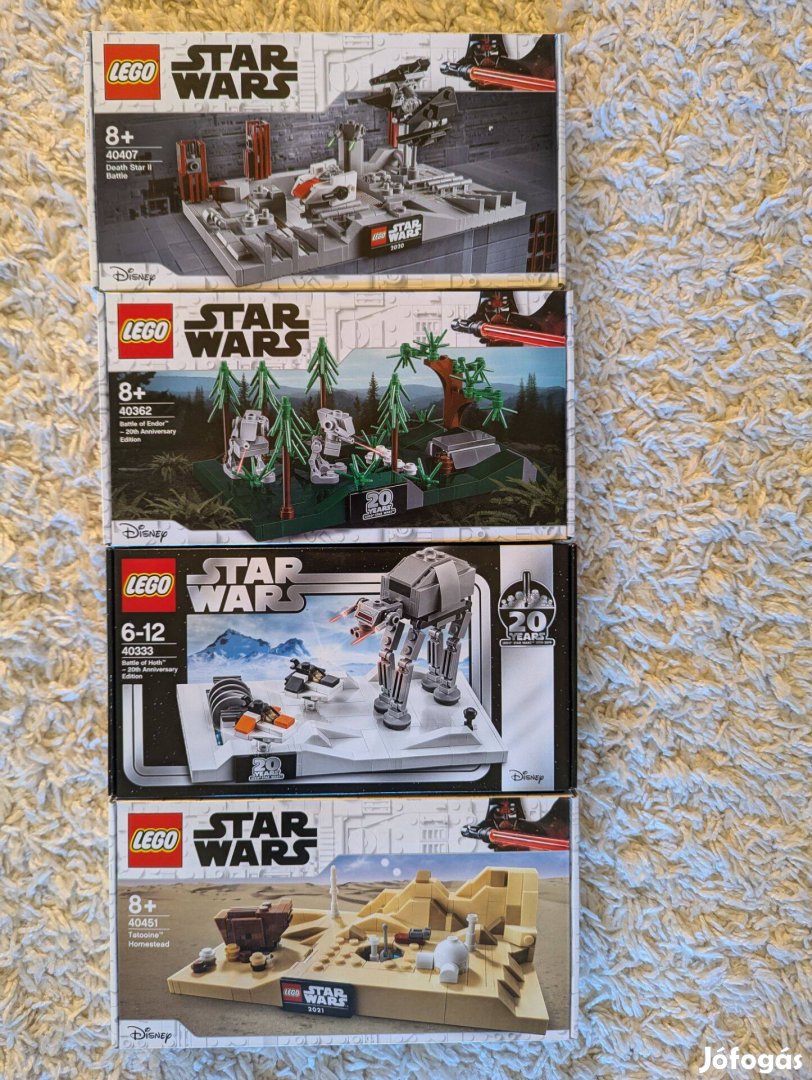 LEGO Star Wars (40333, 40362, 40407, 40451) Új, Bontatlan