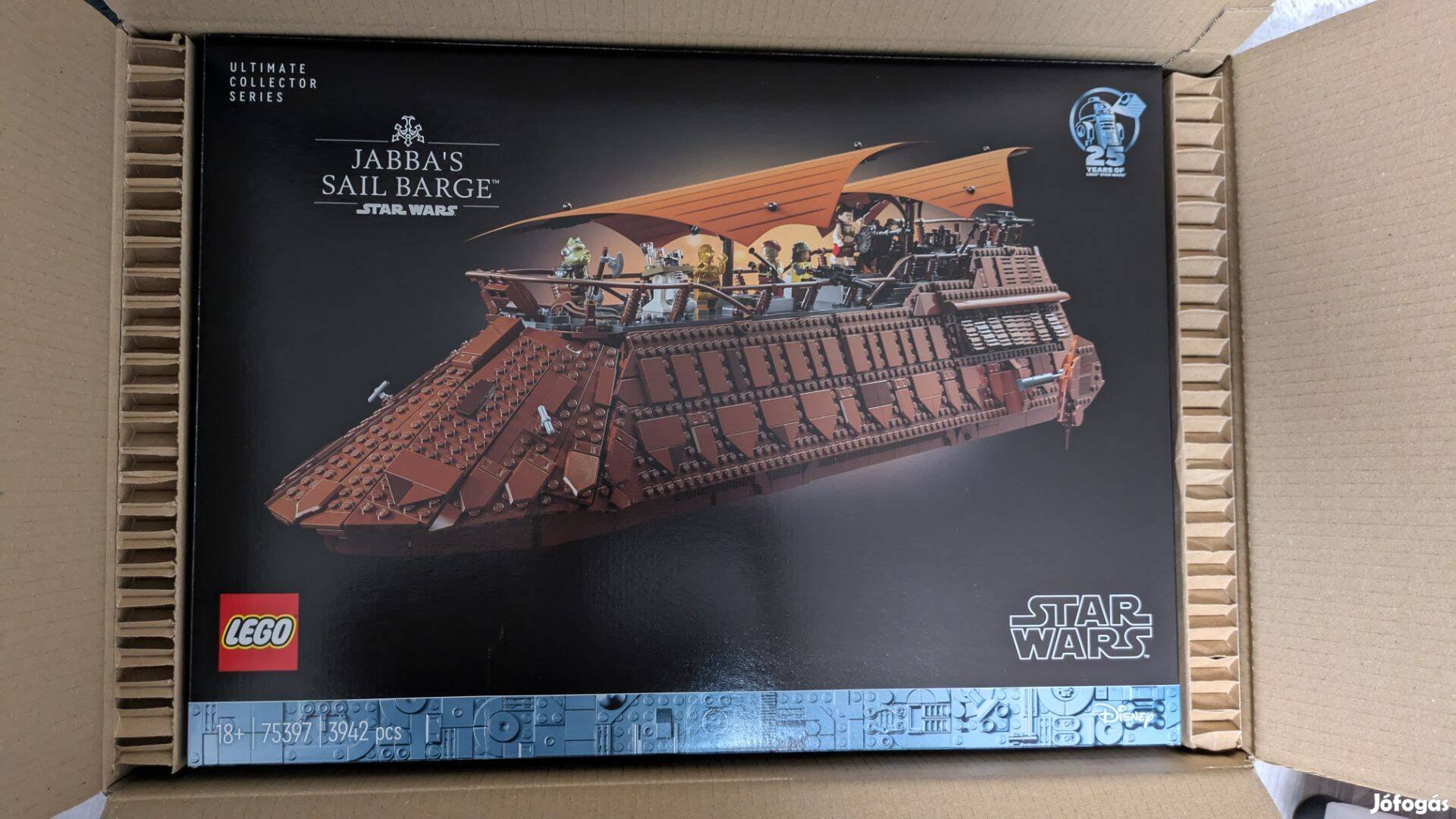 LEGO Star Wars - Jabba vitorlás bárkája (75397) Új, Bontatlan!