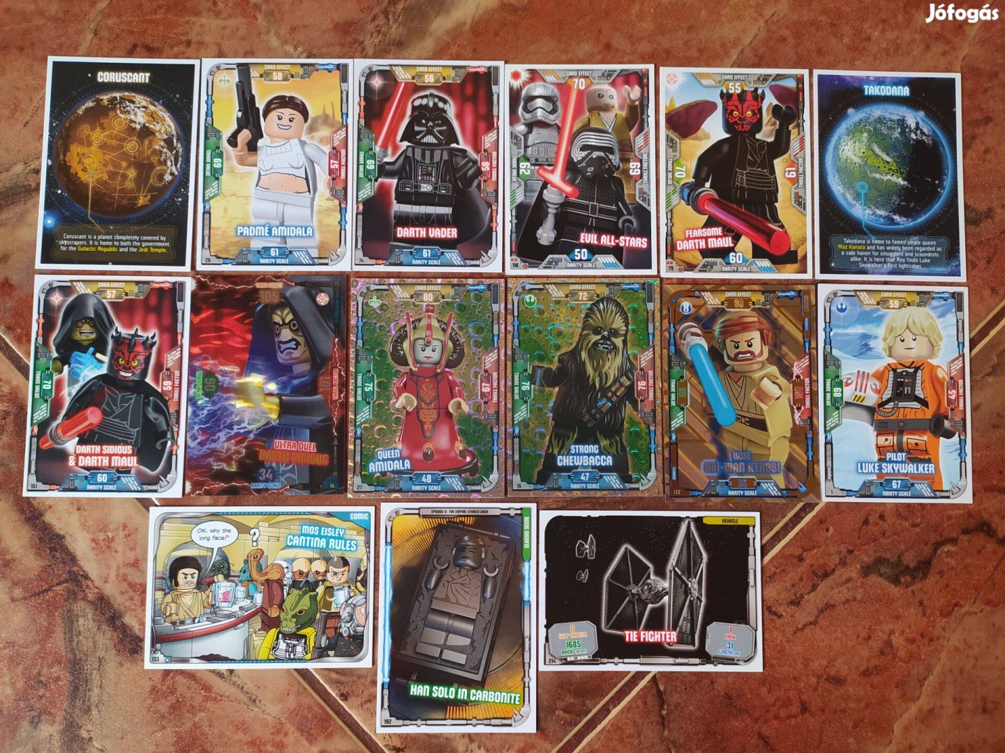 LEGO Star Wars gyűjthető kártyák