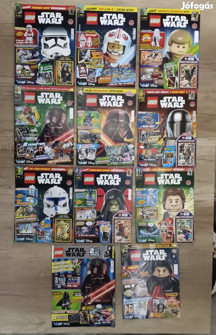 LEGO Star Wars magazin újság 11db