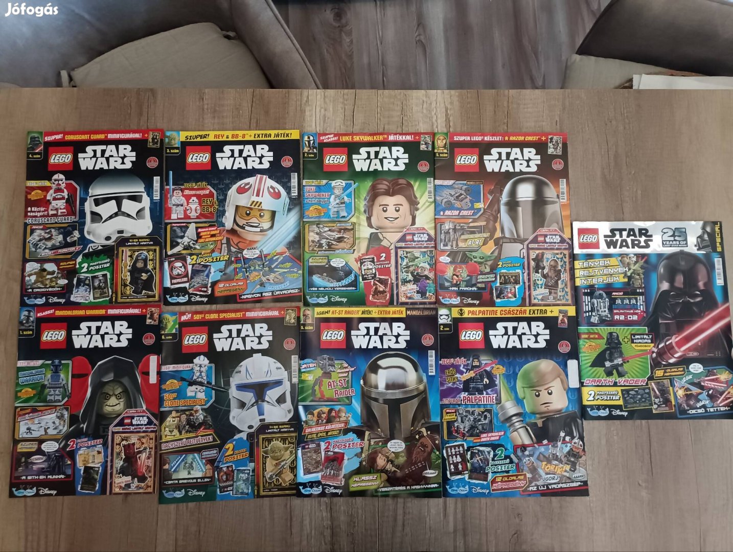 LEGO Star Wars magazin újság 9db