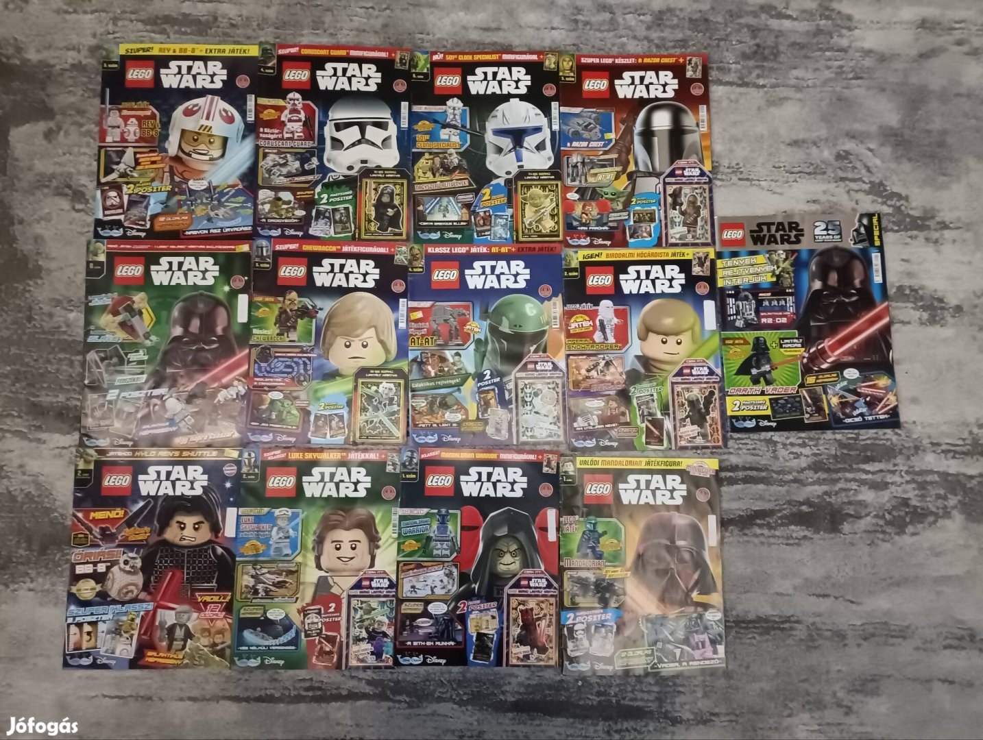 LEGO Star Wars újság, magazin 13db