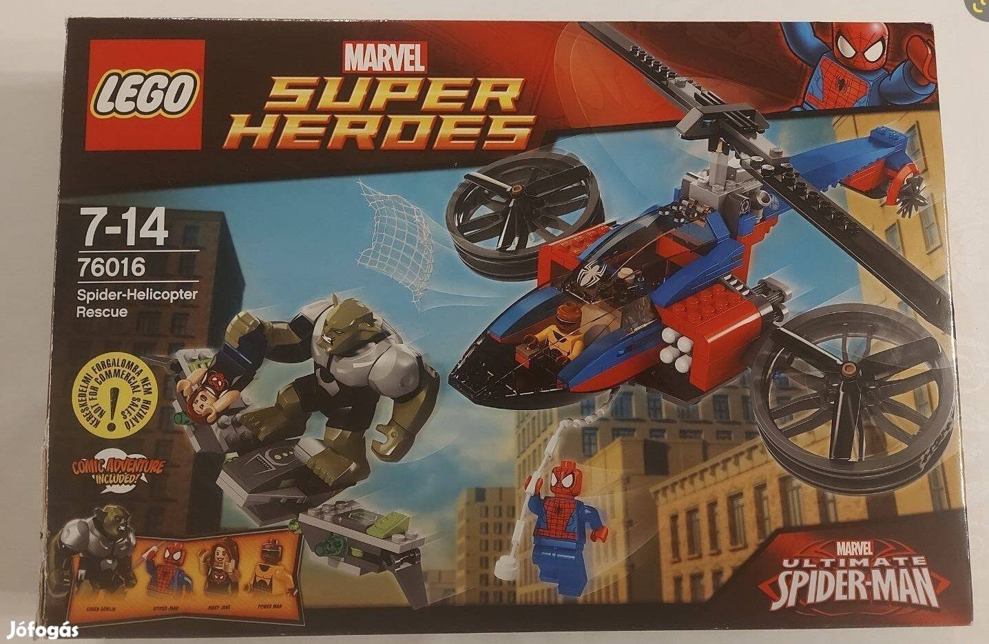 LEGO Super Heroes 76016 - Pók-Helikopteres mentés