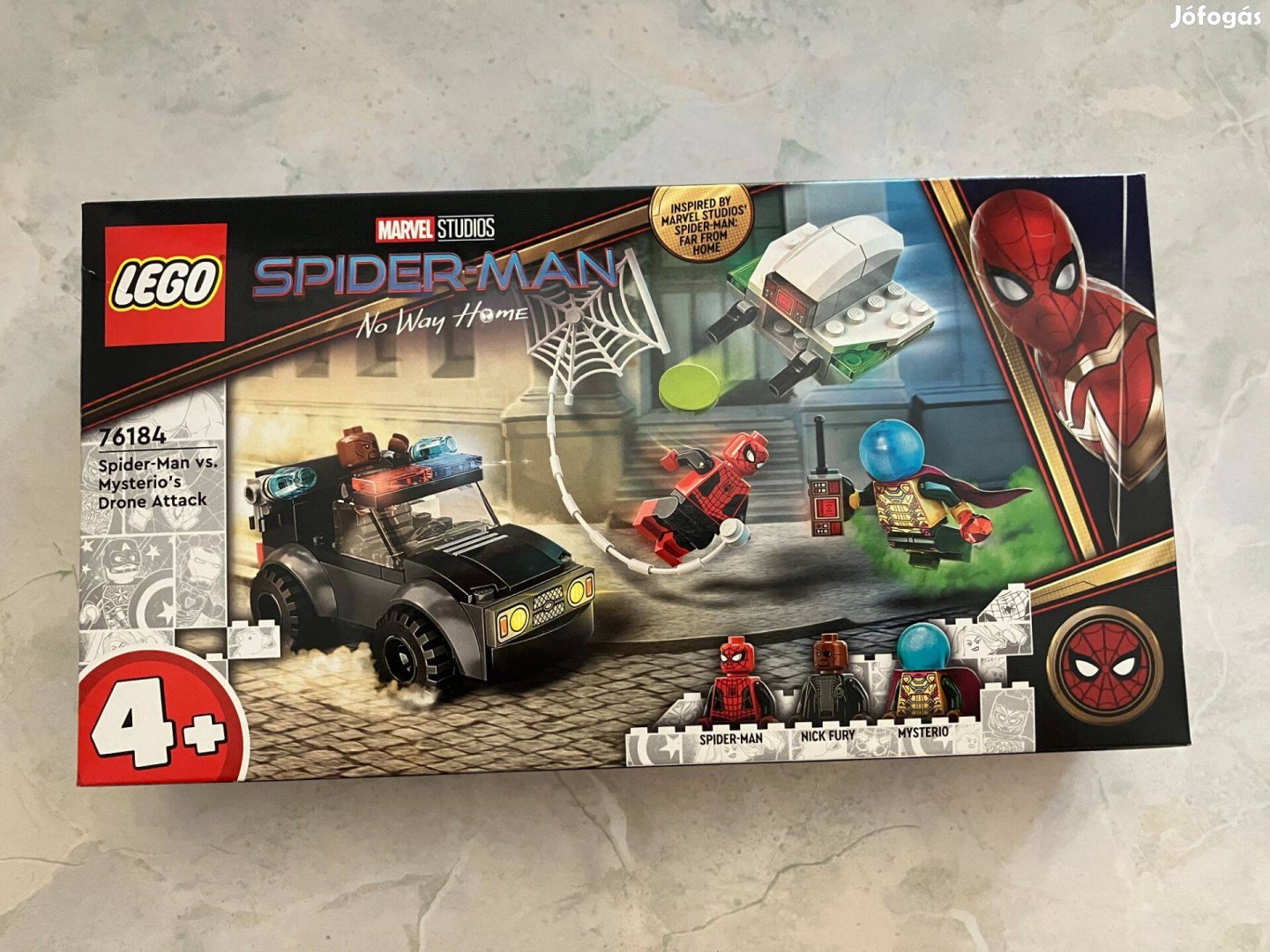 LEGO Super Heroes 76184 - Pókember vs. Mysterio dróntámadása (új, bont