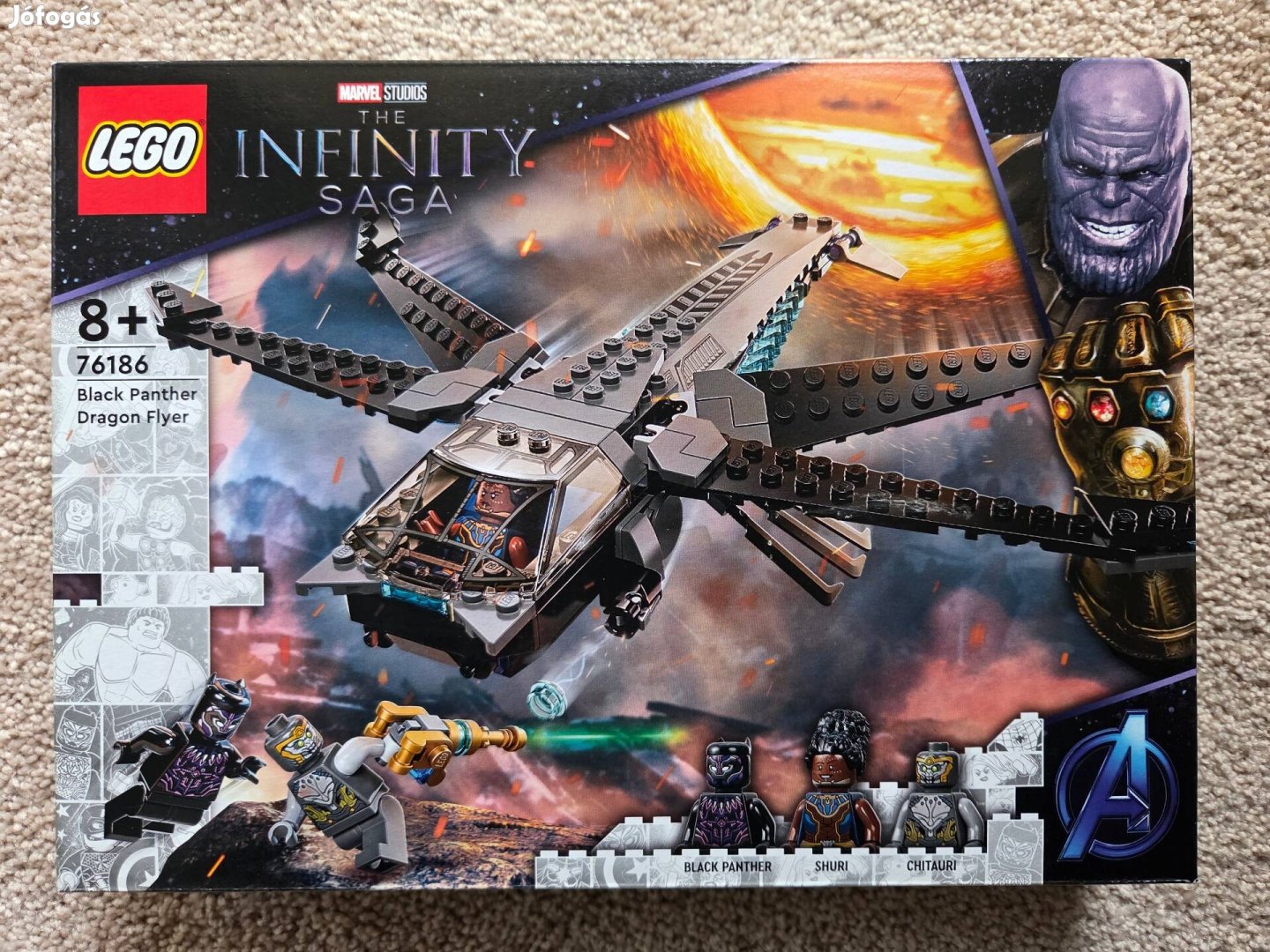 LEGO Super Heroes 76186 Fekete Párduc Dragon Flyer