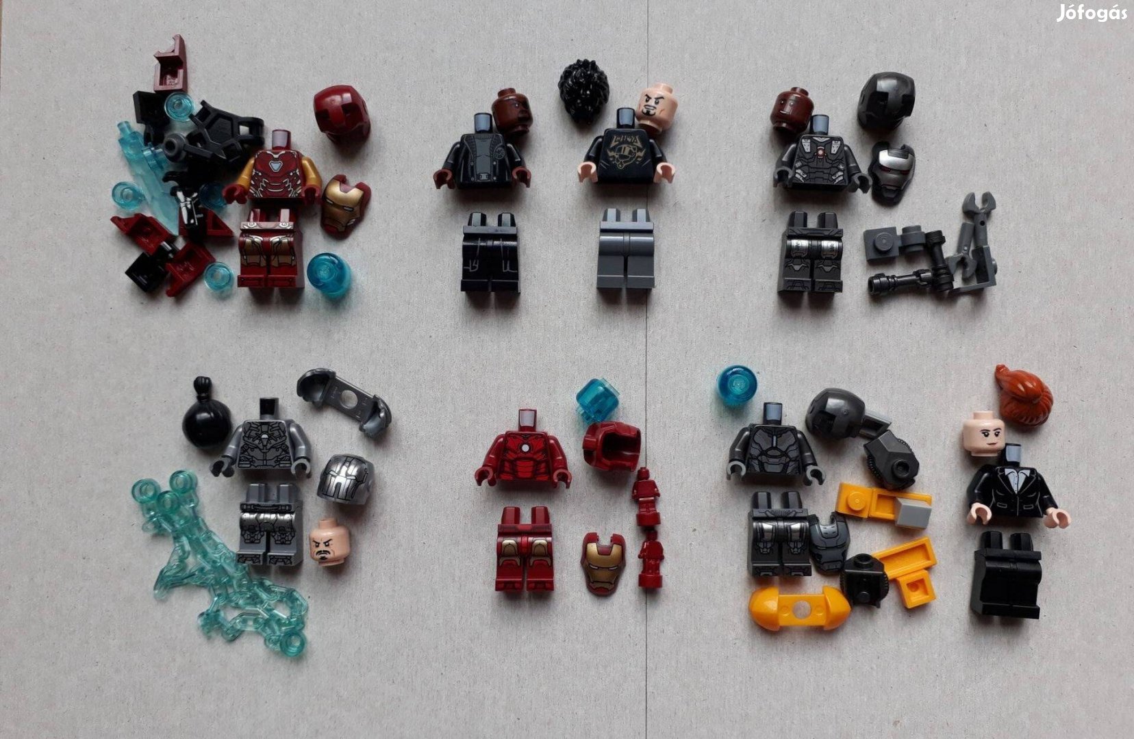 LEGO Super Heroes 76216 Vasember fegyvertára - figurái ( 8 db ) Új
