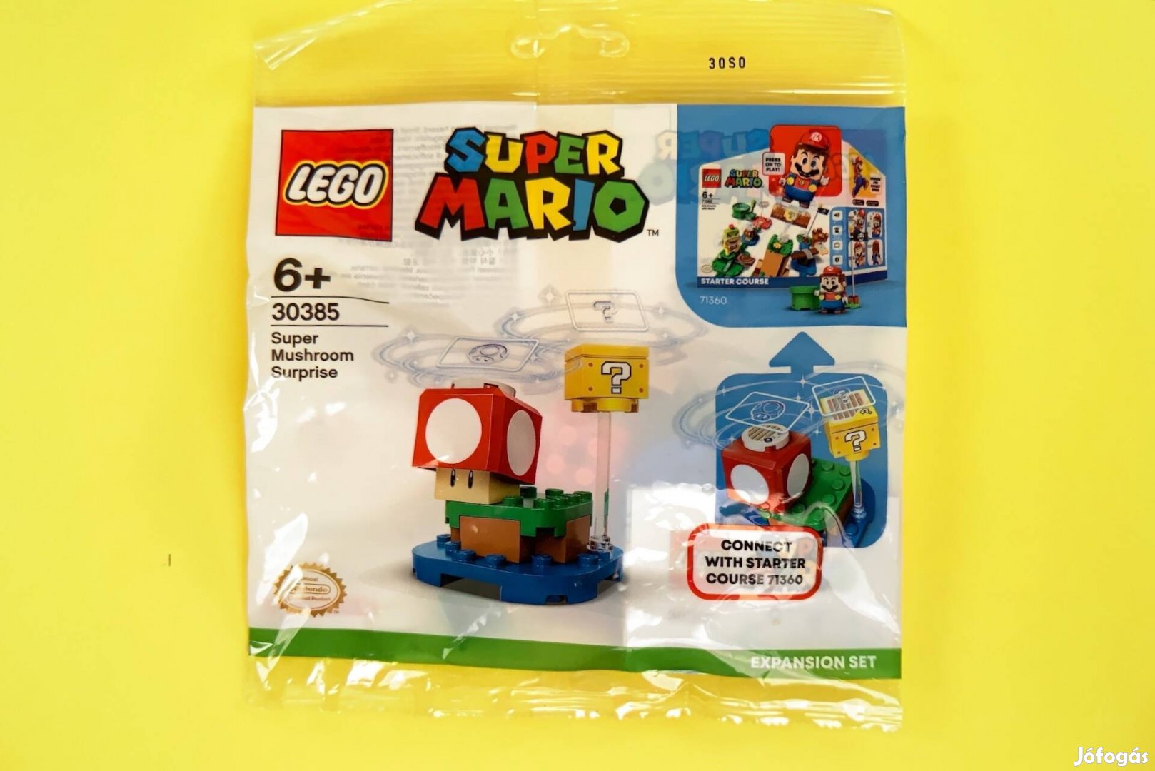 LEGO Super Mario 30385 Super Mushroom Surprise, Új, Bontatlan