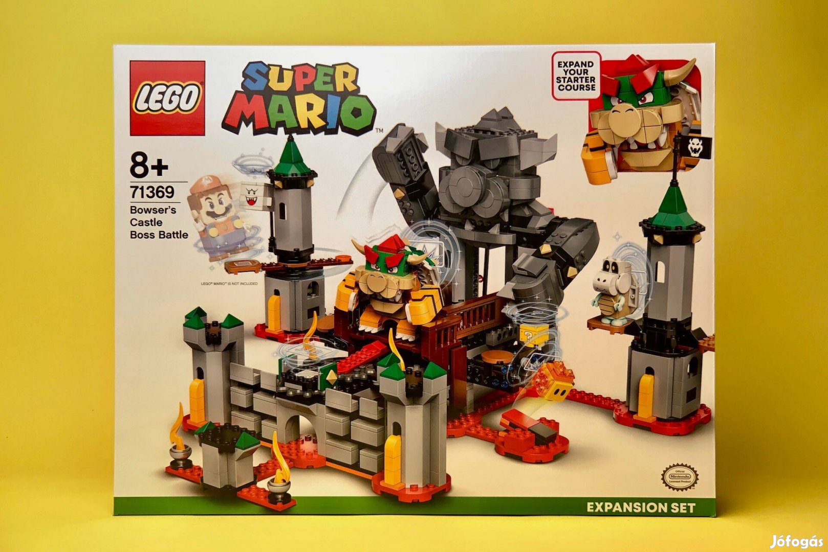 LEGO Super Mario 71369 Bowser's Castle Boss Battle, Új, Bontatlan