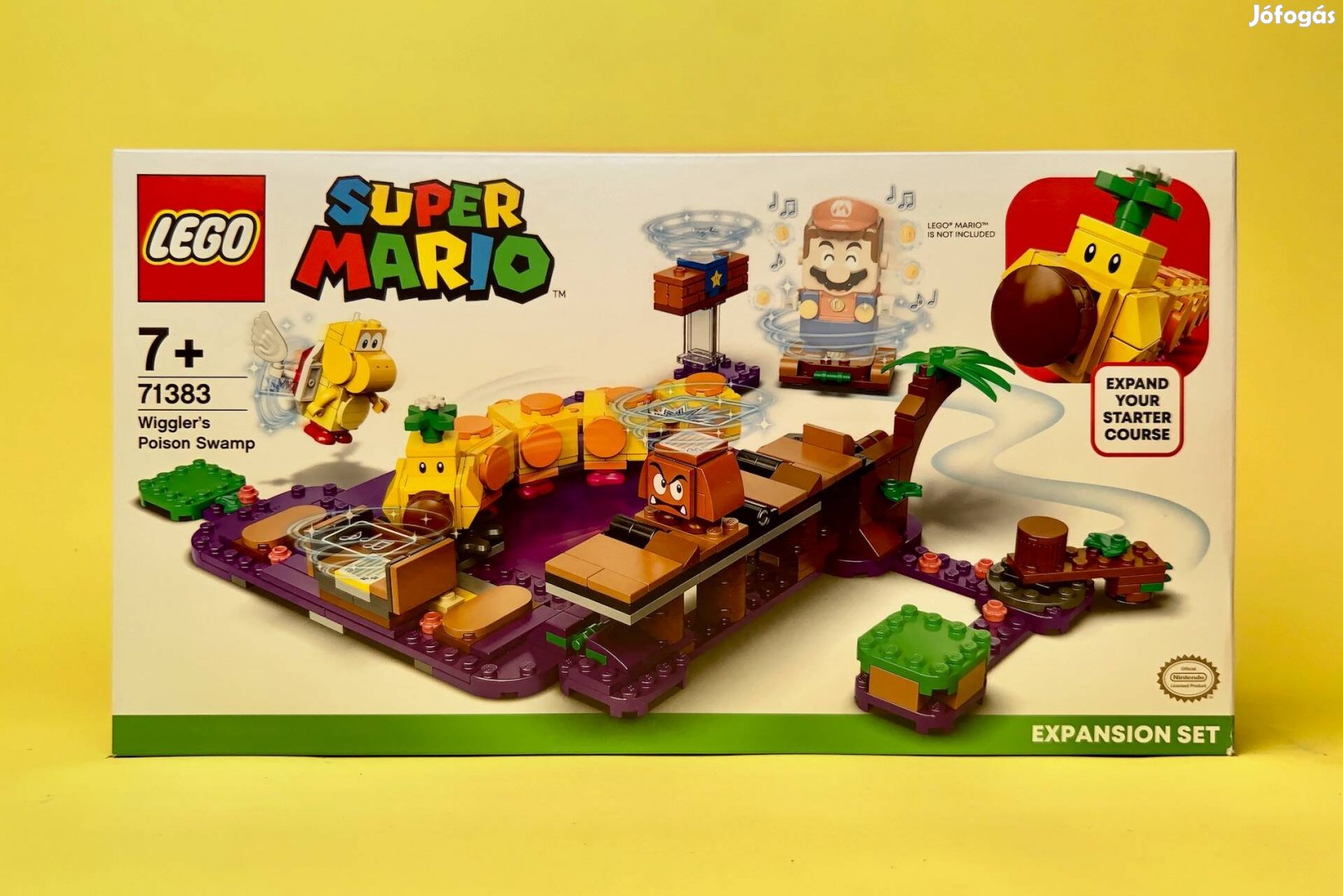 LEGO Super Mario 71383 Wiggler's Poison Swamp, Új, Bontatlan