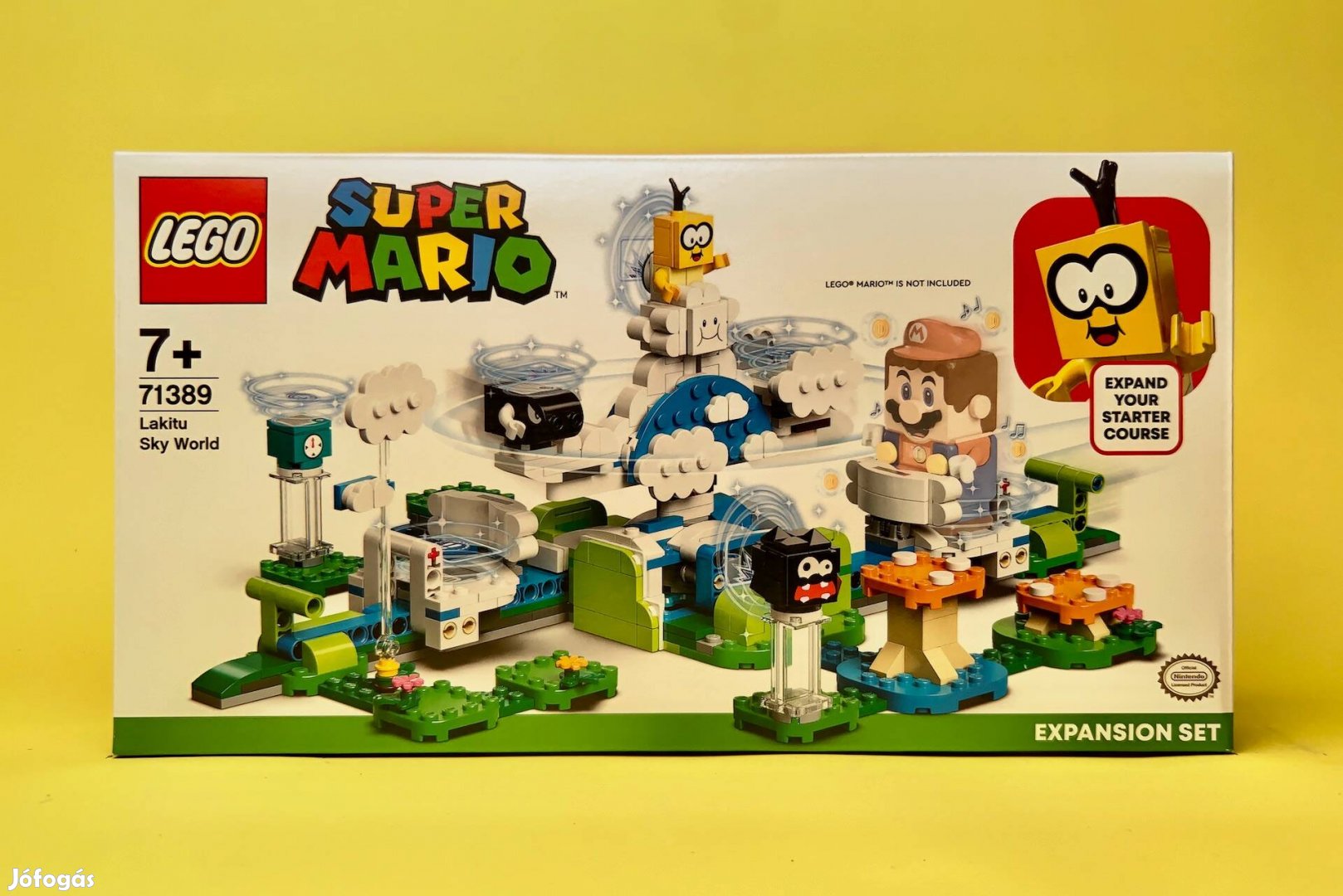 LEGO Super Mario 71389 Lakitu Sky World kiegészítő szett, Új Bontatlan