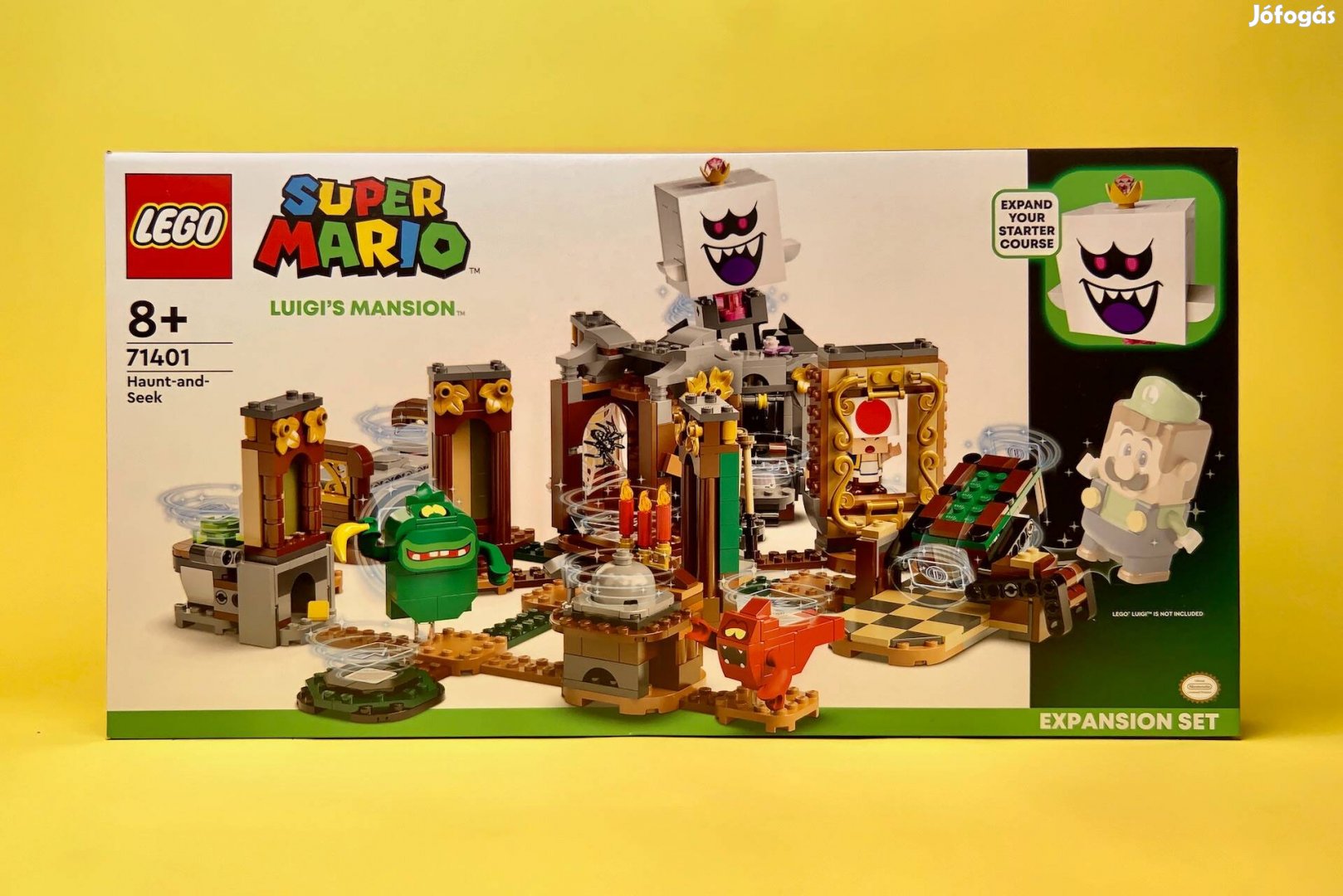 LEGO Super Mario 71401 Luigi's Mansion Haunt-and-Seek, Új, Bontatlan