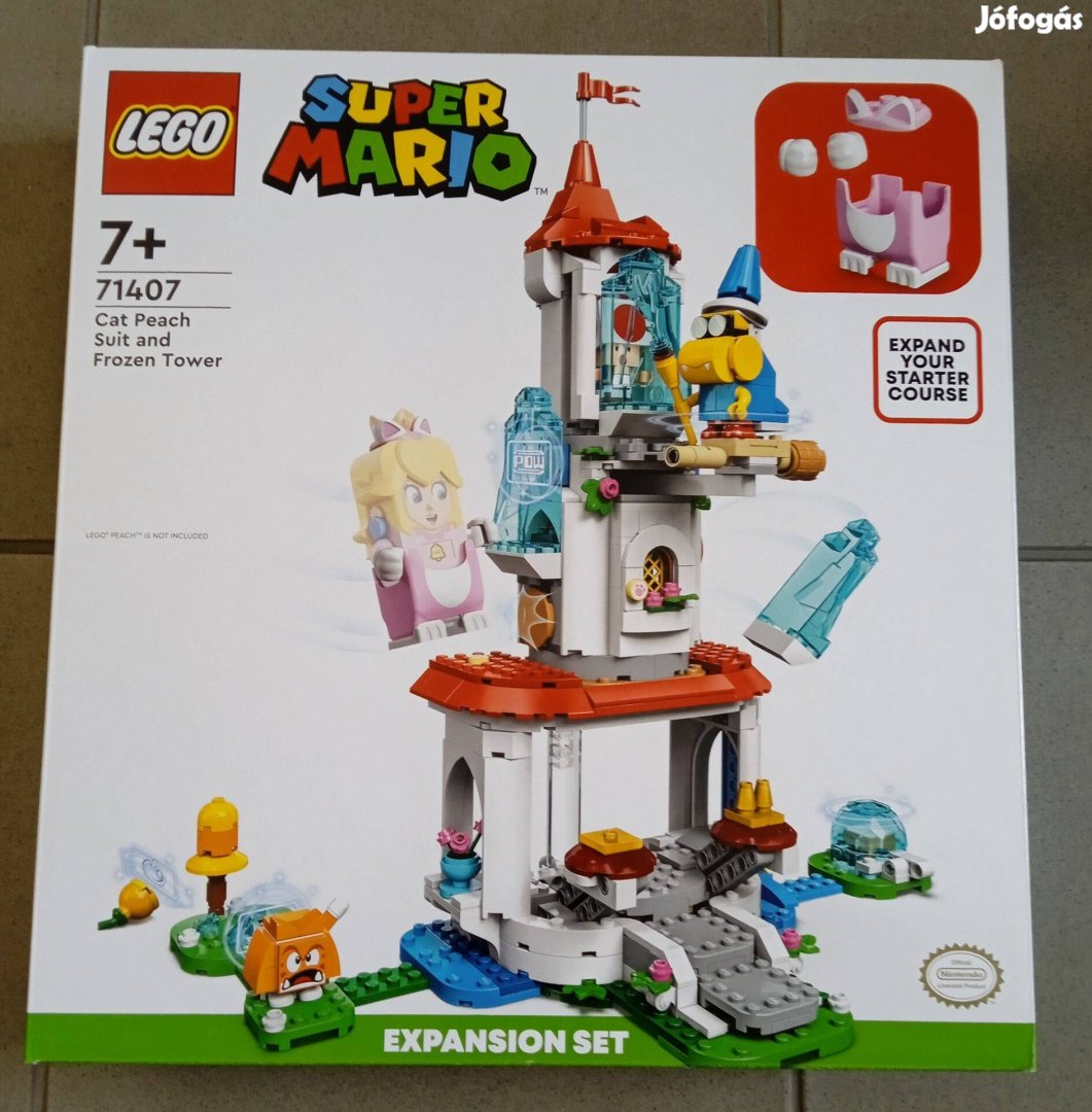 LEGO Super Mario - Peach macskajelmez és befagyott torony (71407)