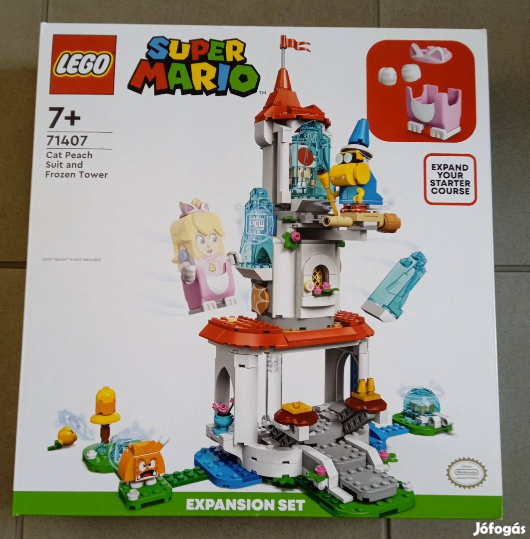 LEGO Super Mario - Peach macskajelmez és befagyott torony (71407)