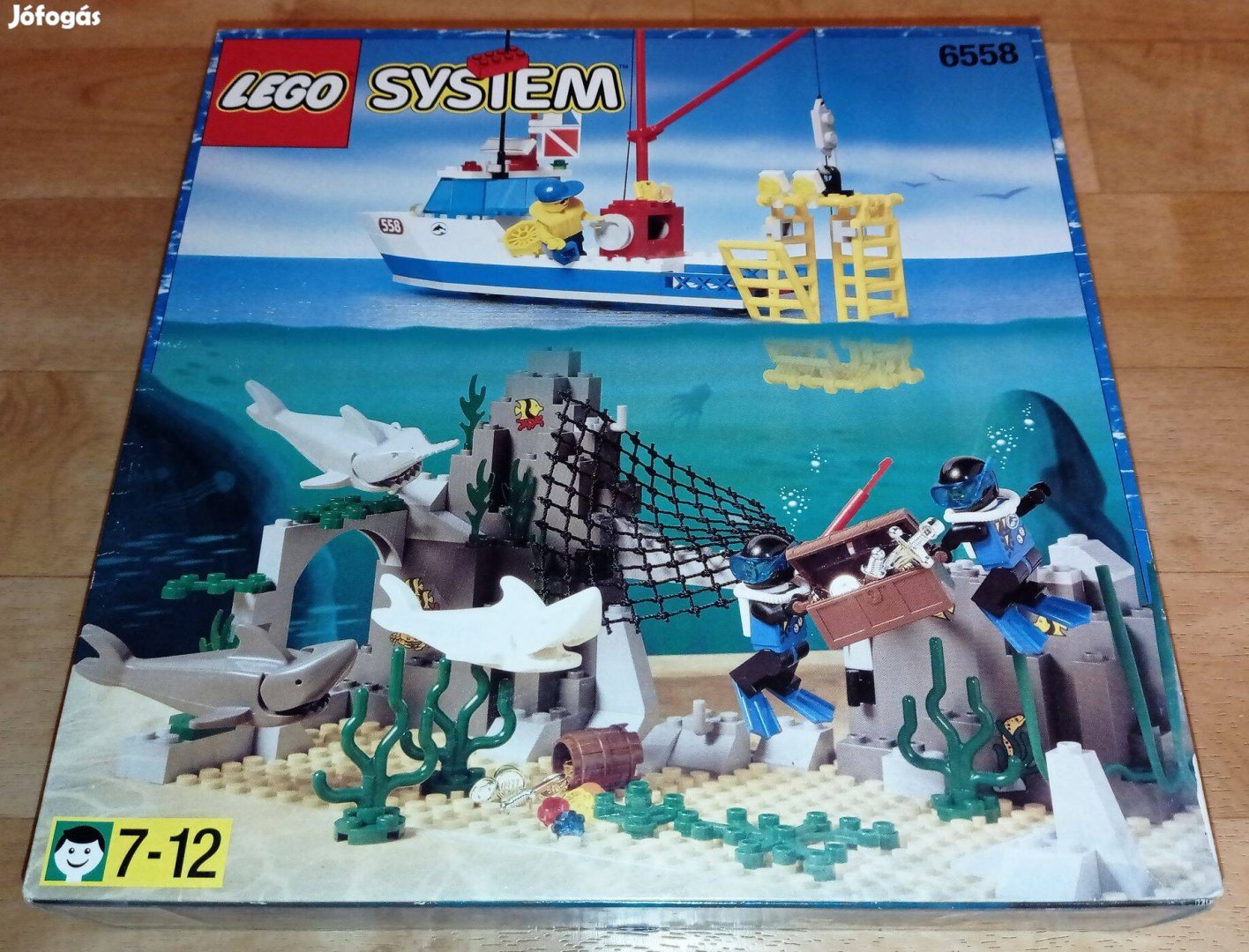 LEGO System Town, Divers: 6558 - Shark Cage Cove