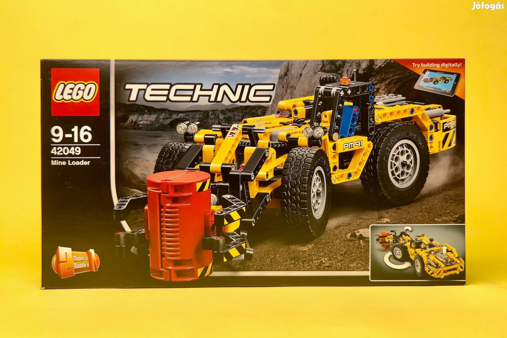 LEGO Technic 42049 Bányászrakodó, Uj, Bontatlan