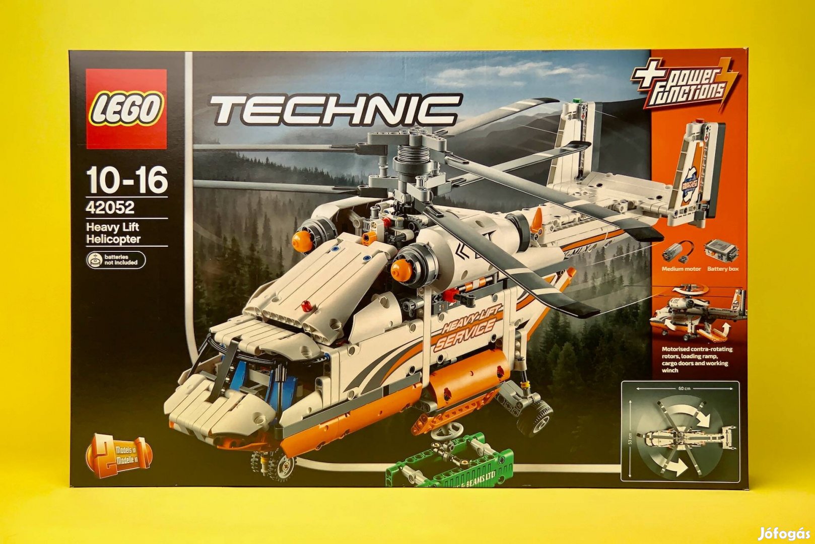 LEGO Technic 42052 Heavy Lift Helicopter, Uj, Bontatlan