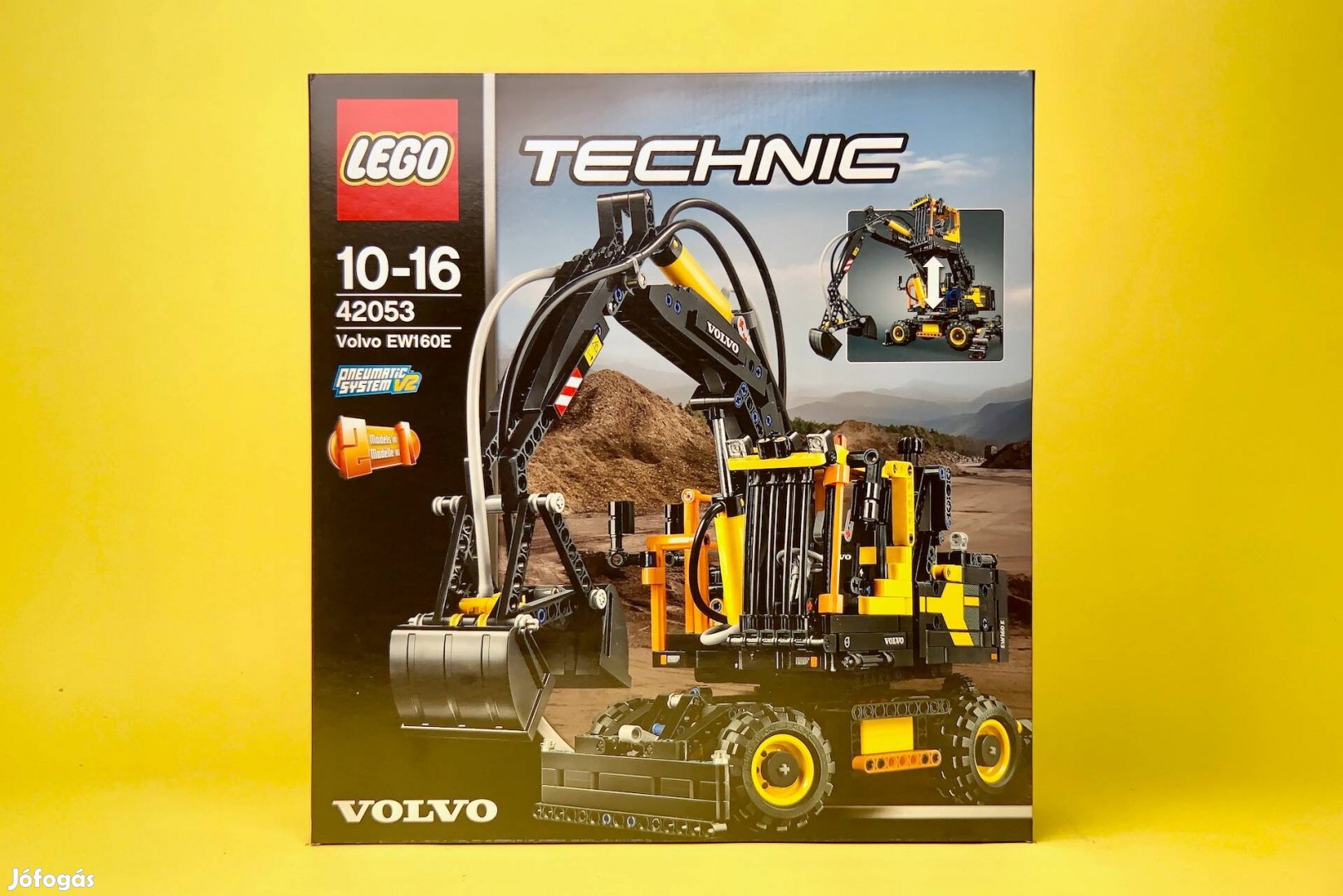 LEGO Technic 42053 Volvo EW160E, Uj, Bontatlan, Hibátlan