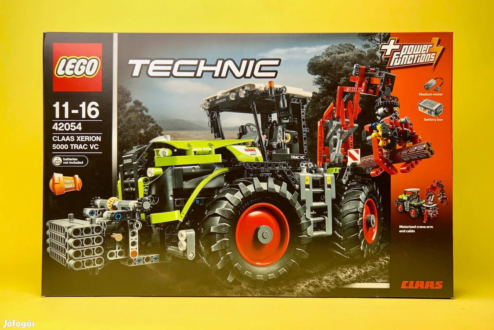 LEGO Technic 42054 Claas Xerion 5000 TRAC VC, Uj, Bontatlan, Hibátlan