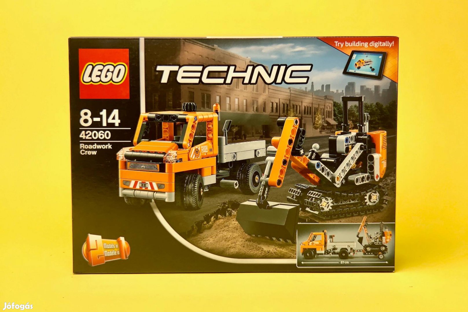 LEGO Technic 42060 Roadwork Crew, Uj, Bontatlan