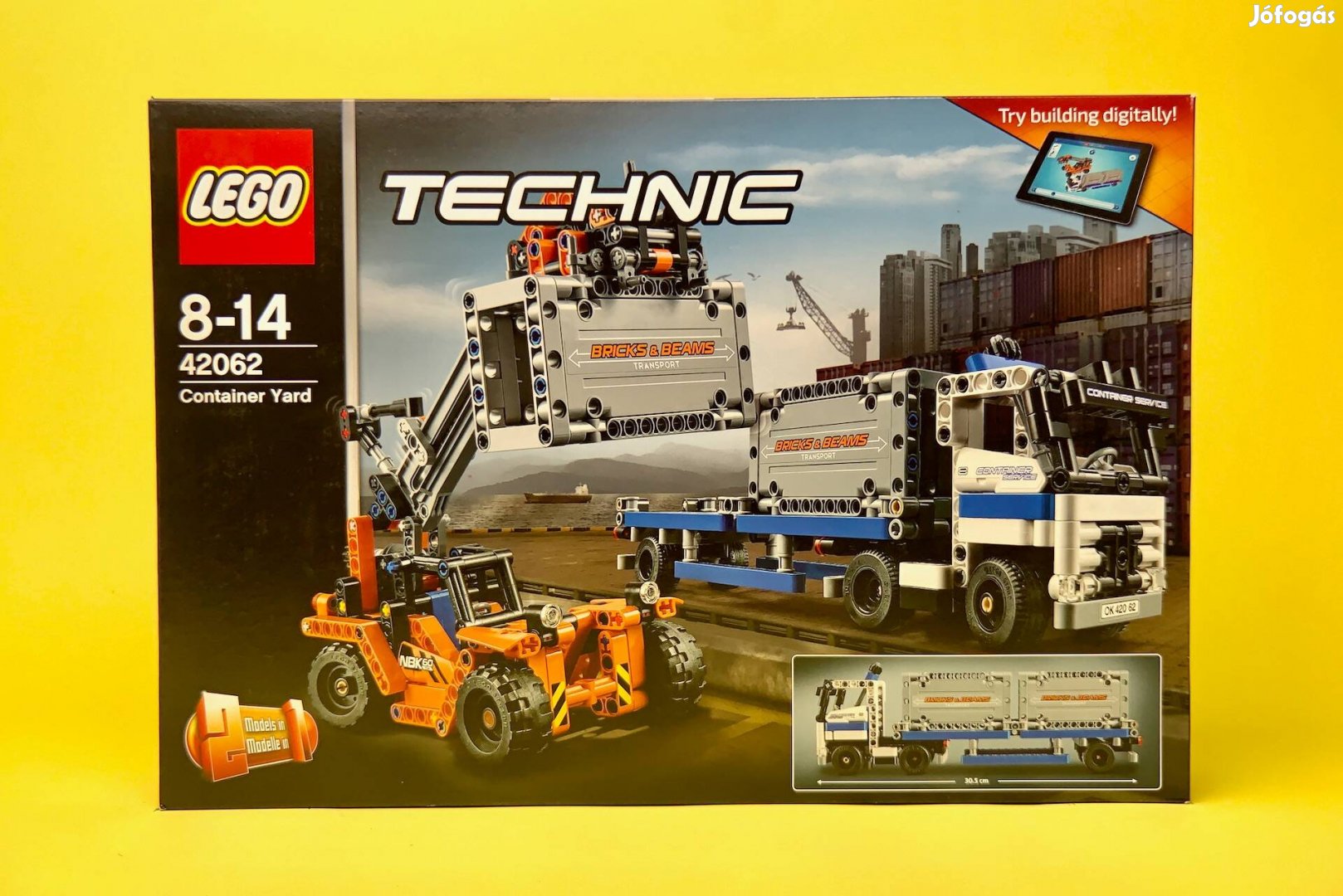 LEGO Technic 42062 Container Yard, Uj, Bontatlan