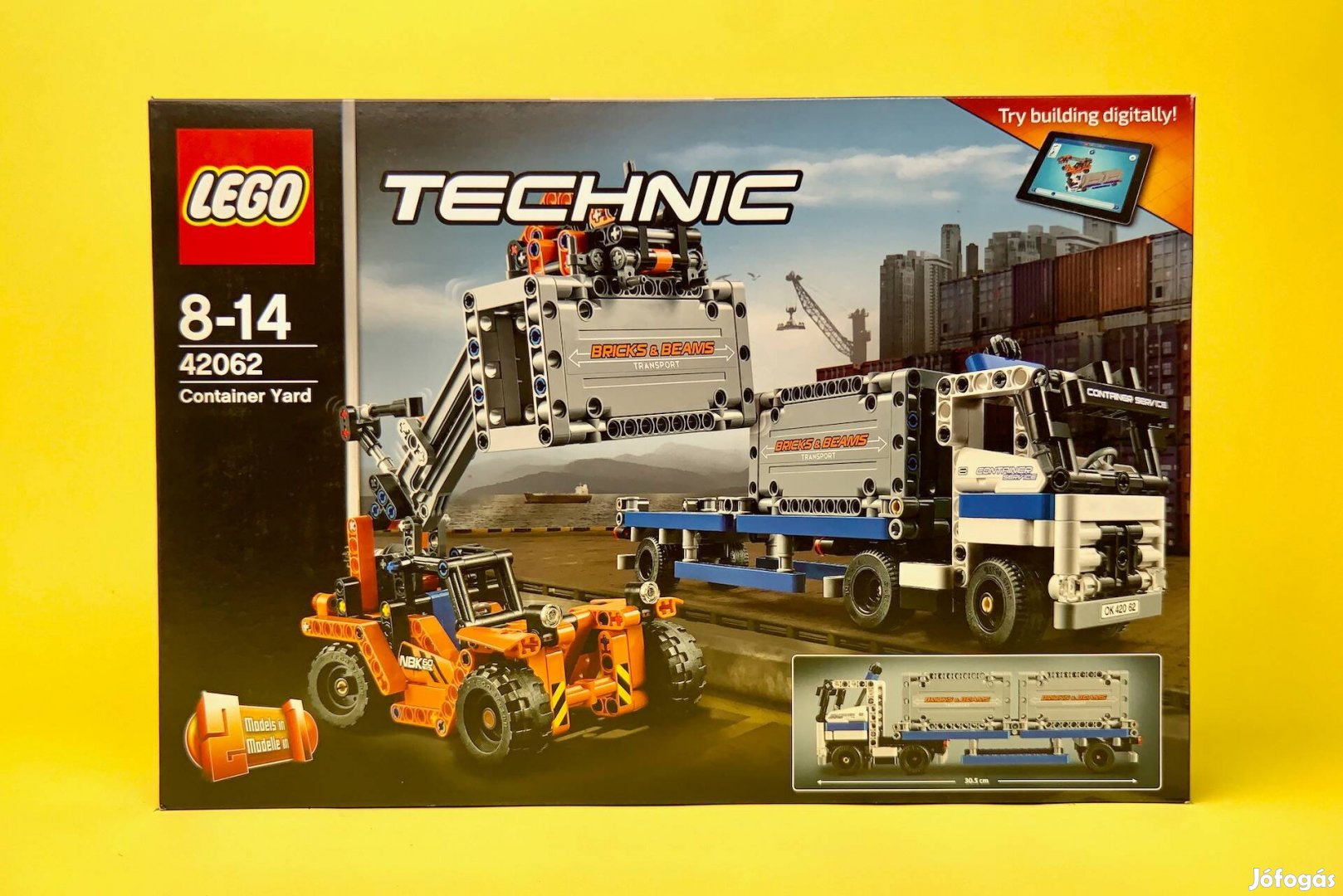 LEGO Technic 42062 Konténerszállító, Uj, Bontatlan