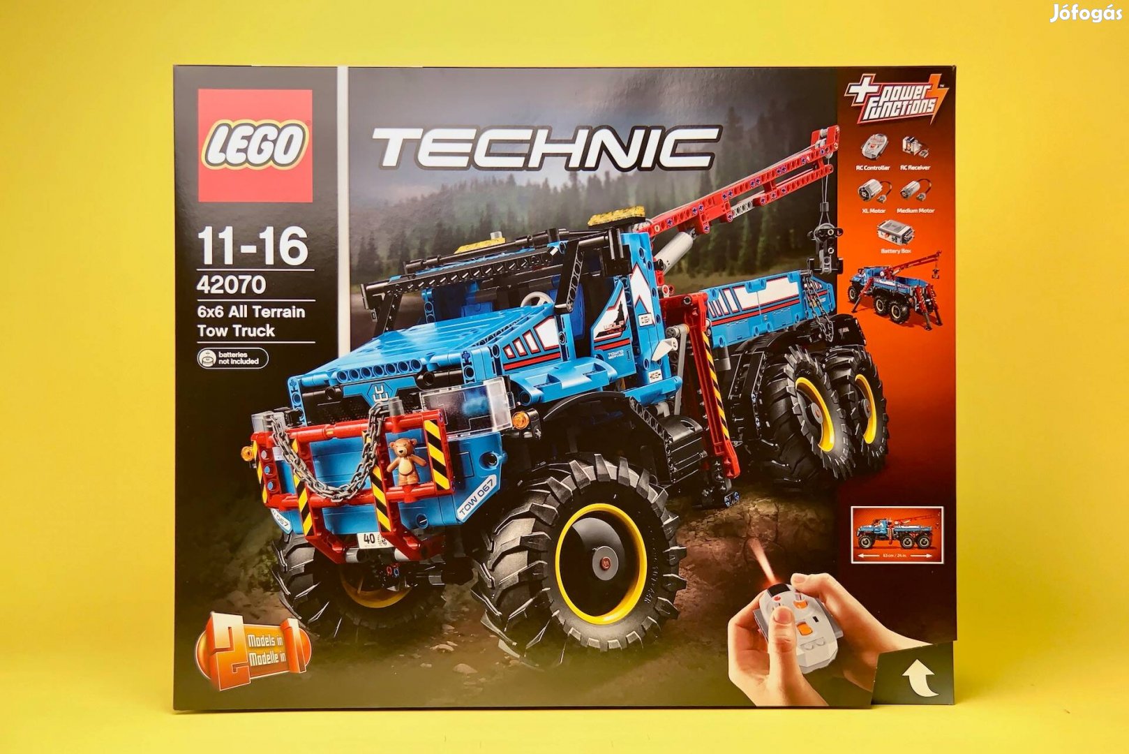 LEGO Technic 42070 6x6 All Terrain Tow Truck, Új, Bontatlan