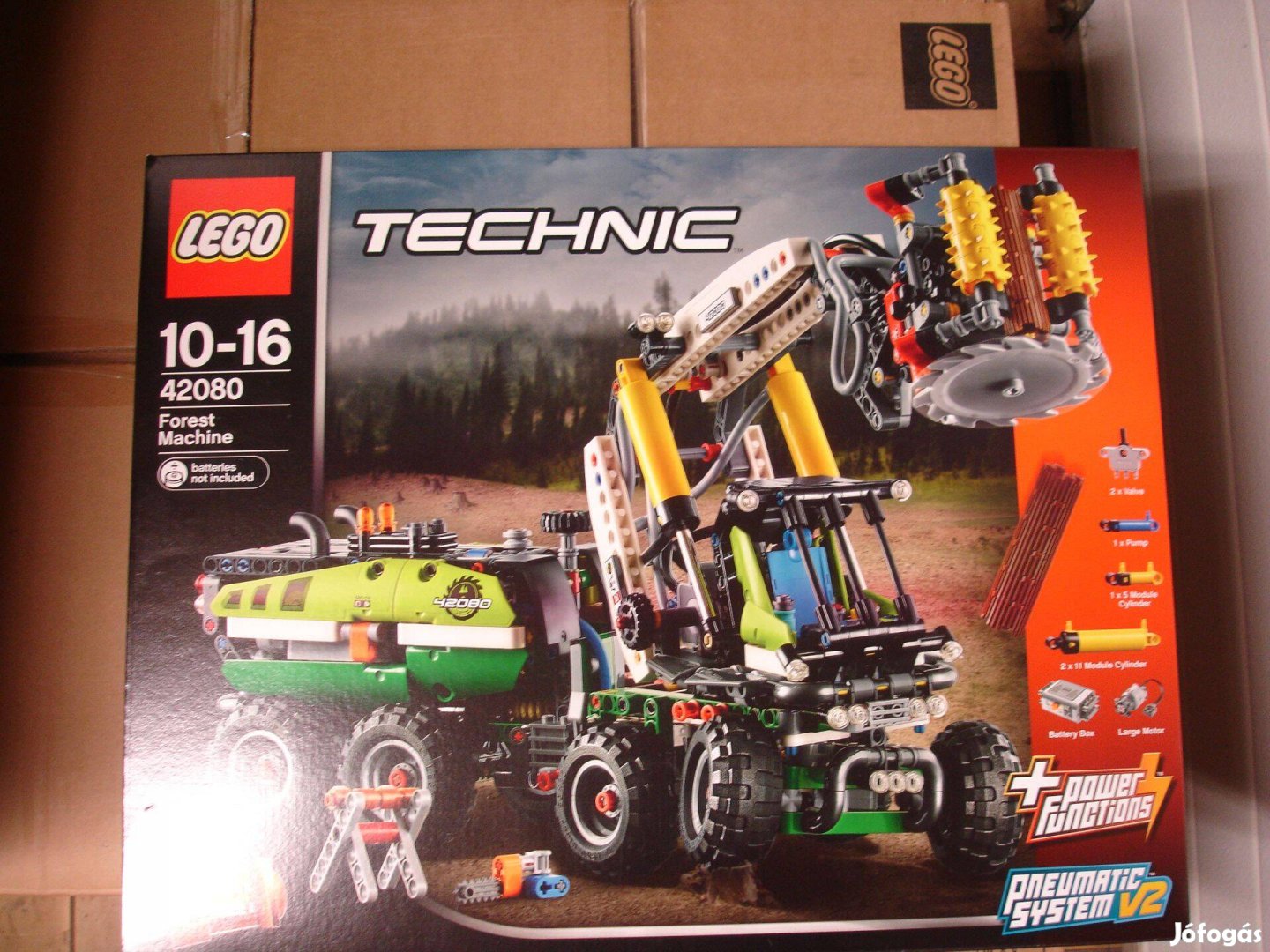 LEGO Technic 42080 Forest Harvester Erdészeti fakitermelő gép Új