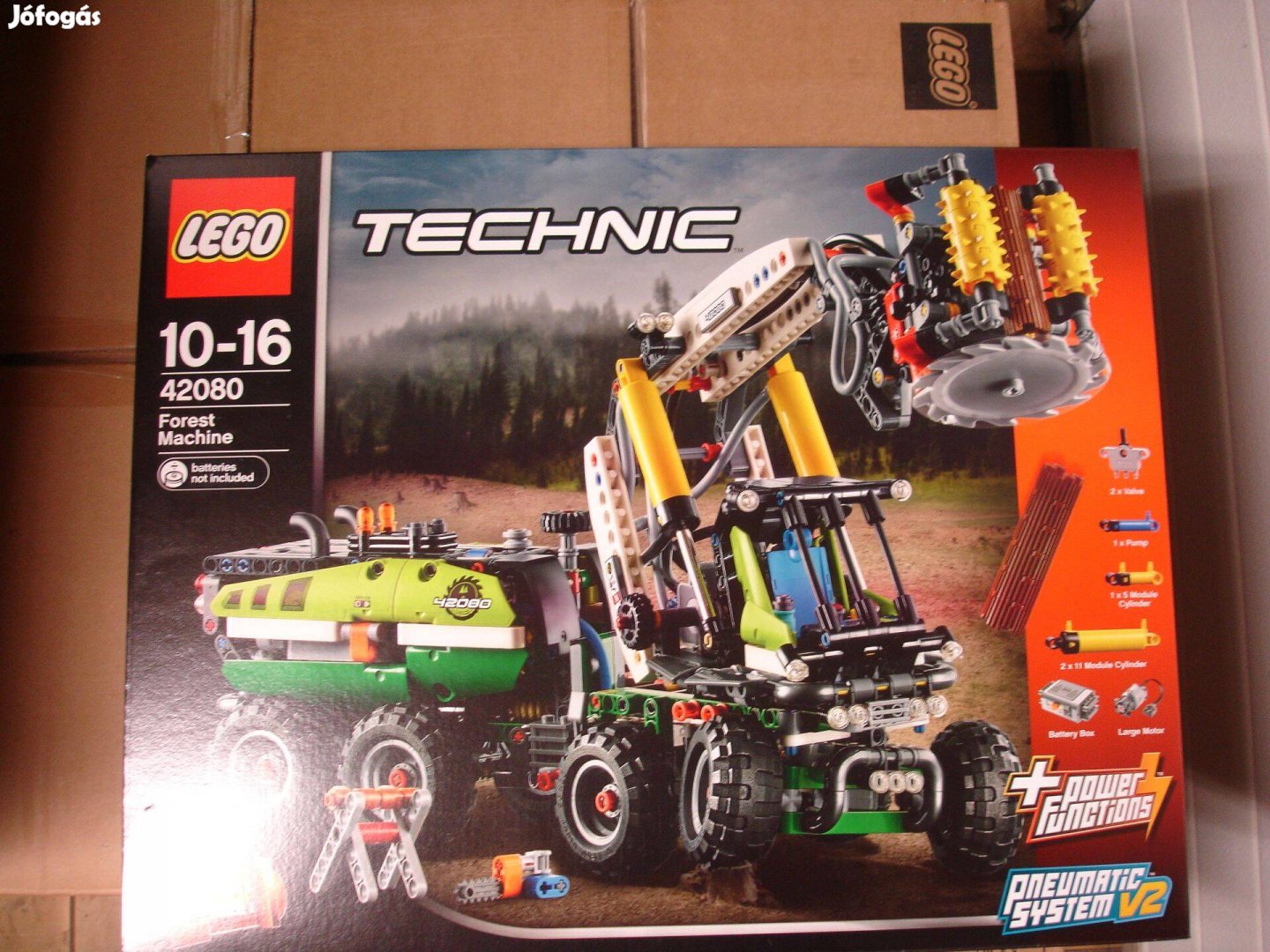 LEGO Technic 42080 Forest Harvester Erdészeti fakitermelő gép Új