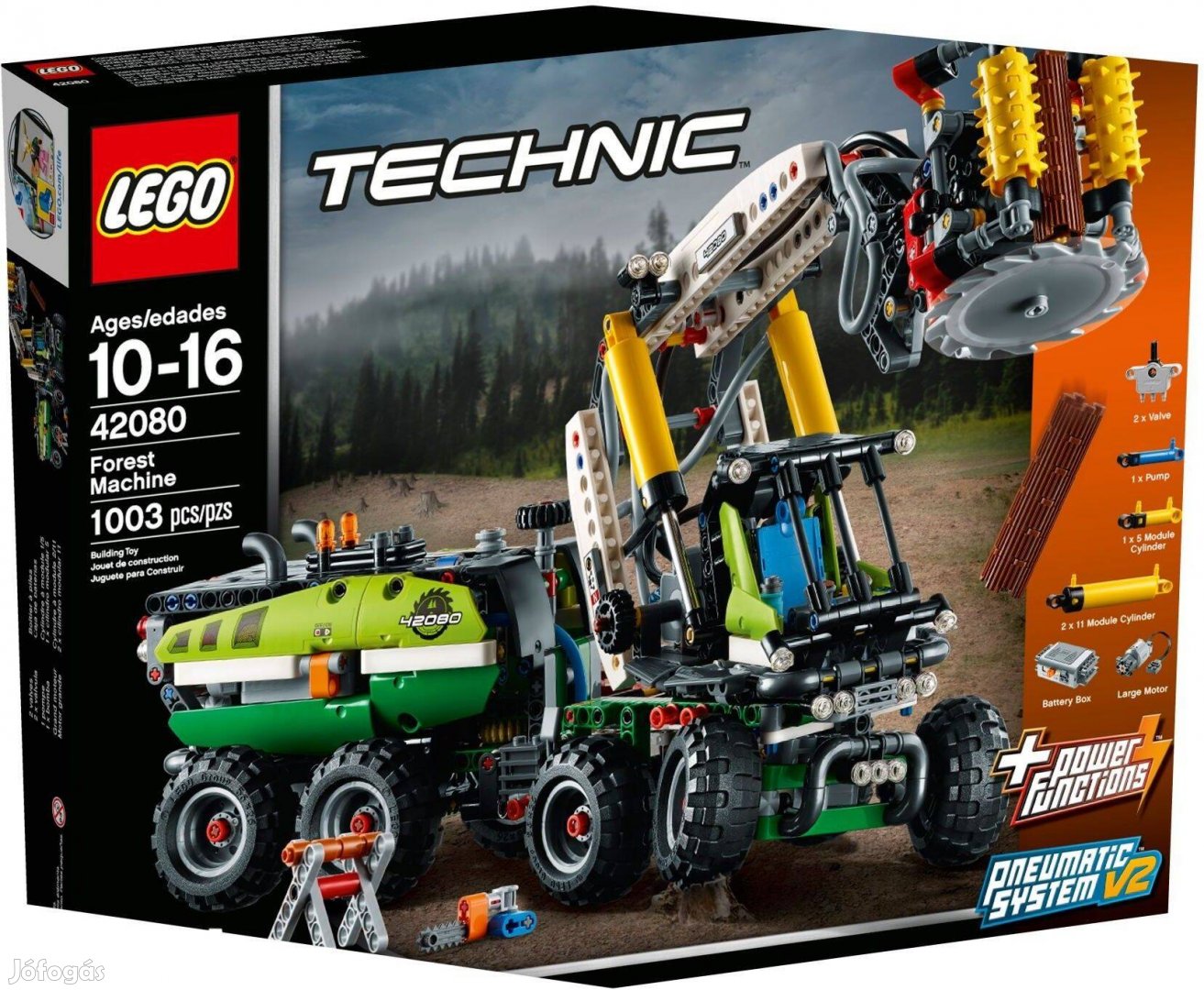 LEGO Technic 42080 Forest Harvester bontatlan, új