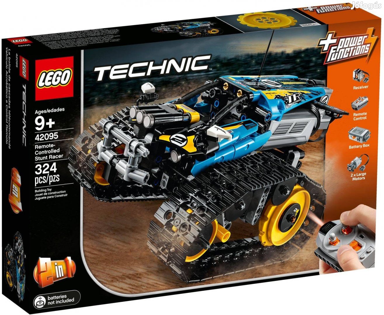 LEGO Technic 42095 Remote-Controlled Stunt Racer új,. bontatlan