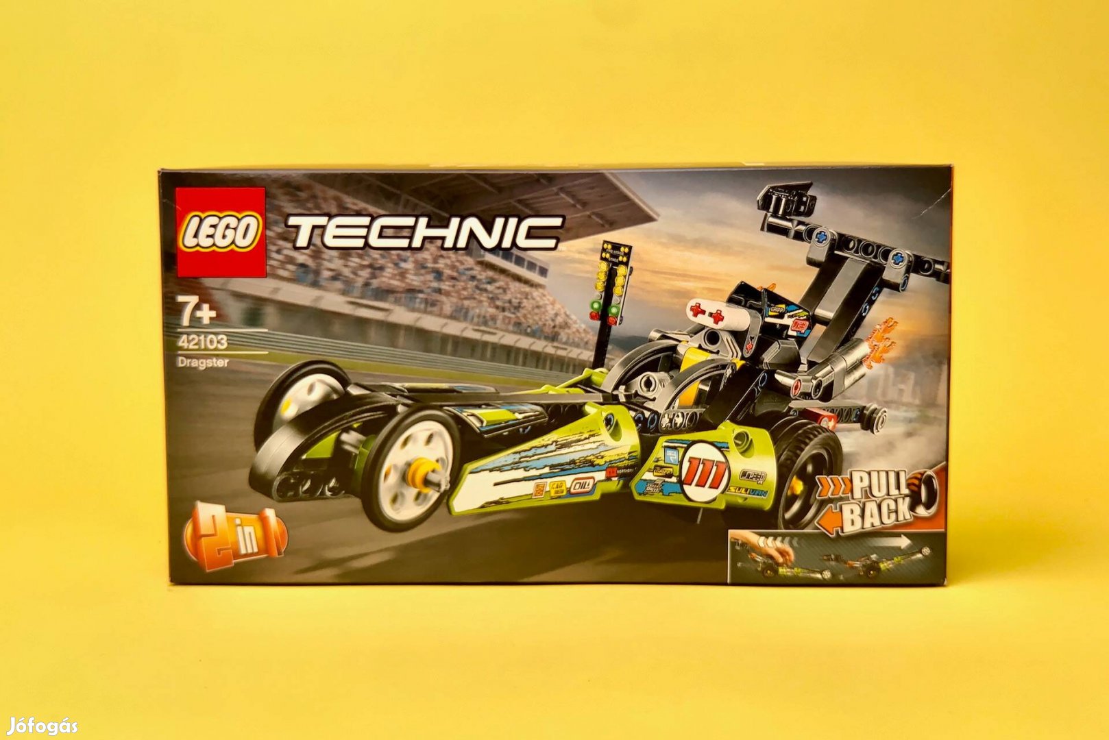 LEGO Technic 42103 Dragster, Uj, Bontatlan