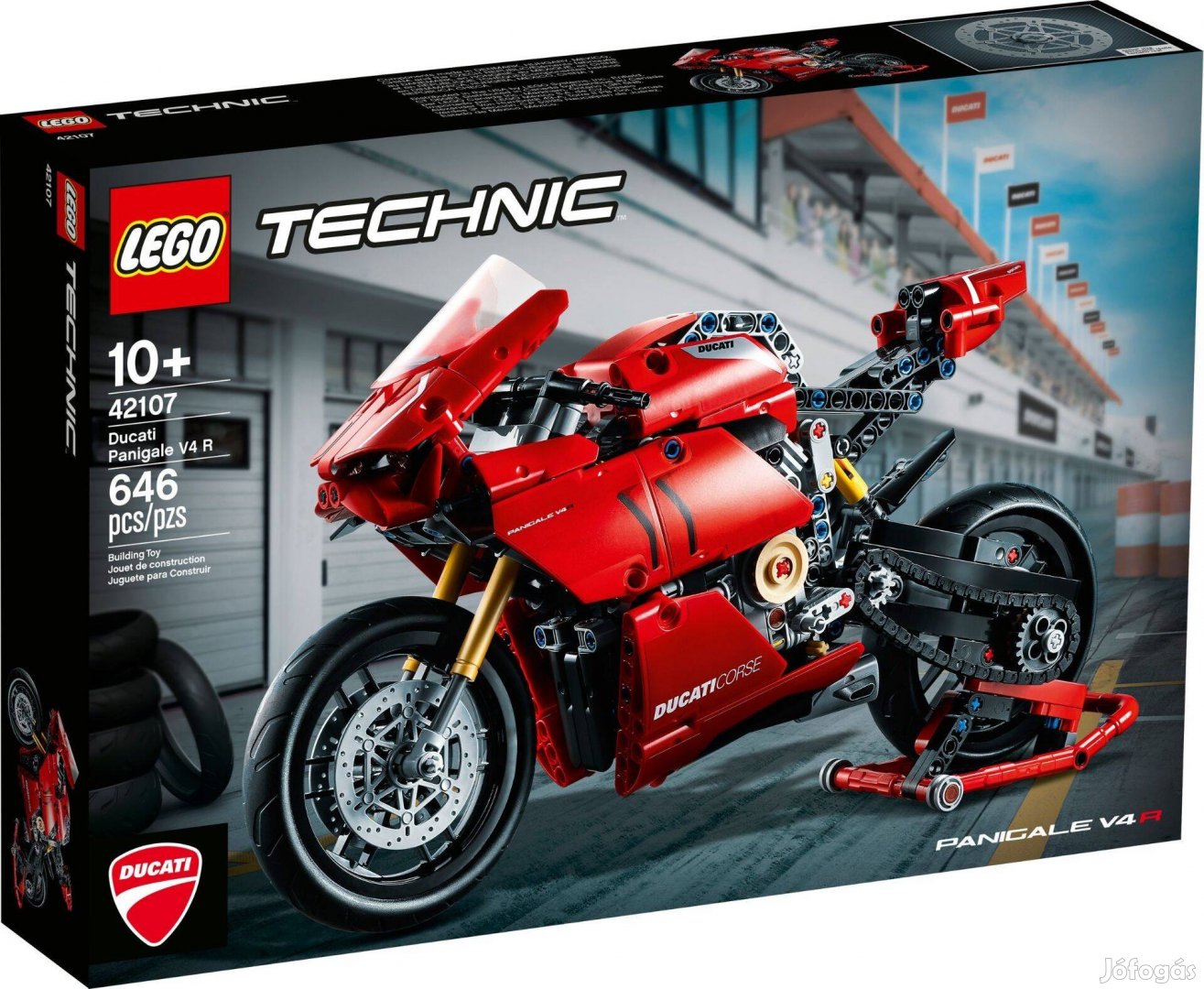 LEGO Technic 42107 Ducati Panigale V4 R új, bontatlan