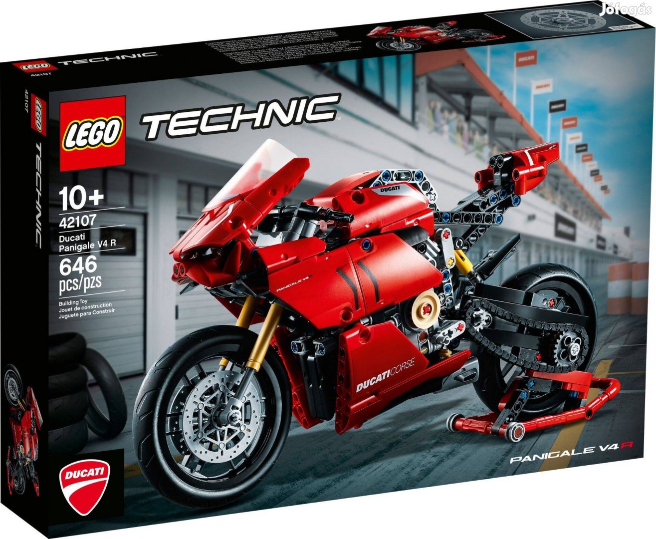 LEGO Technic 42107 Ducati Panigale V4 R új, bontatlan