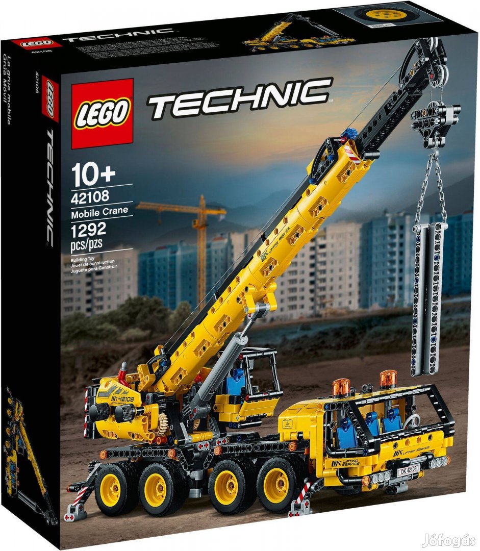 LEGO Technic 42108 Mobile Crane bontatlan, új