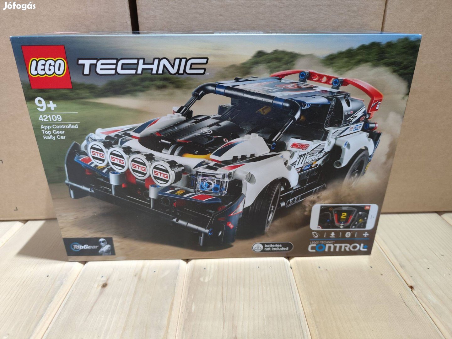 LEGO Technic 42109 App-Controlled Top Gear Rally Car új,