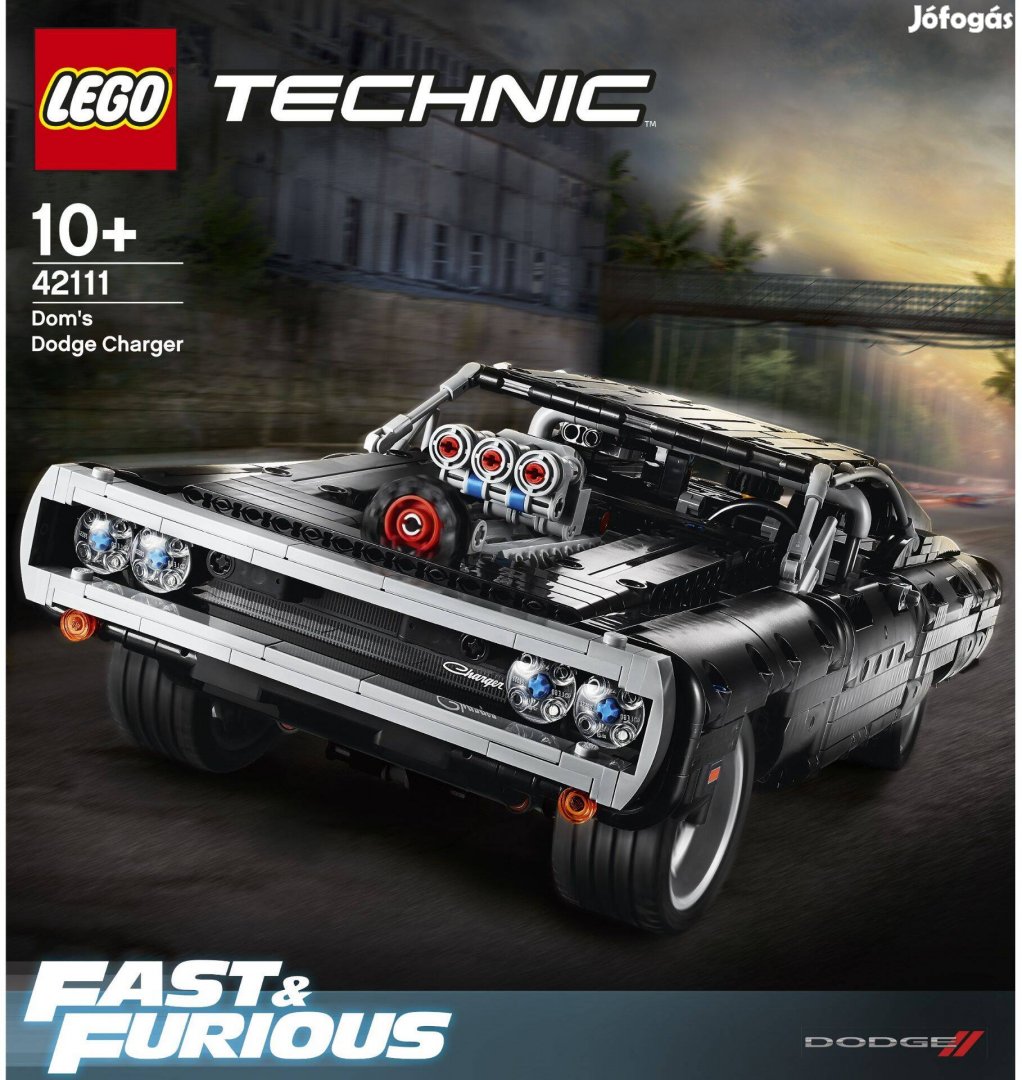 LEGO Technic 42111 Dom's Dodge Charger új, bontatlan