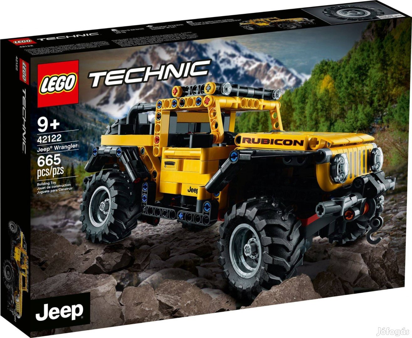 LEGO Technic 42122 Jeep Wrangler új, bontatlan