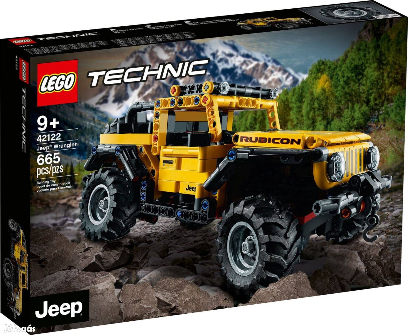 LEGO Technic 42122 Jeep Wrangler új, bontatlan