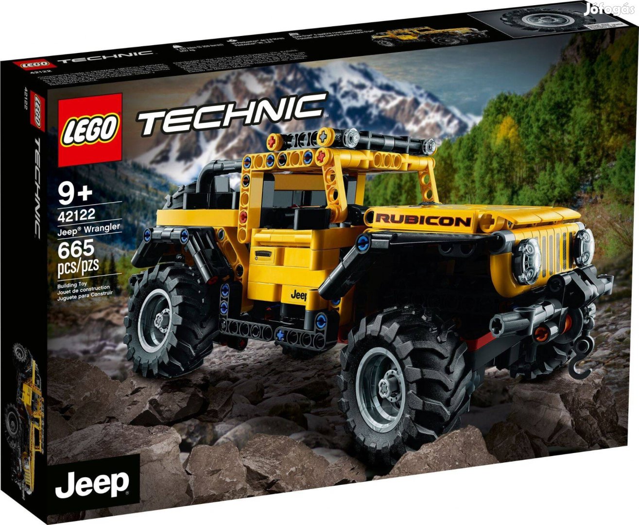 LEGO Technic 42122 Jeep Wrangler új, bontatlan