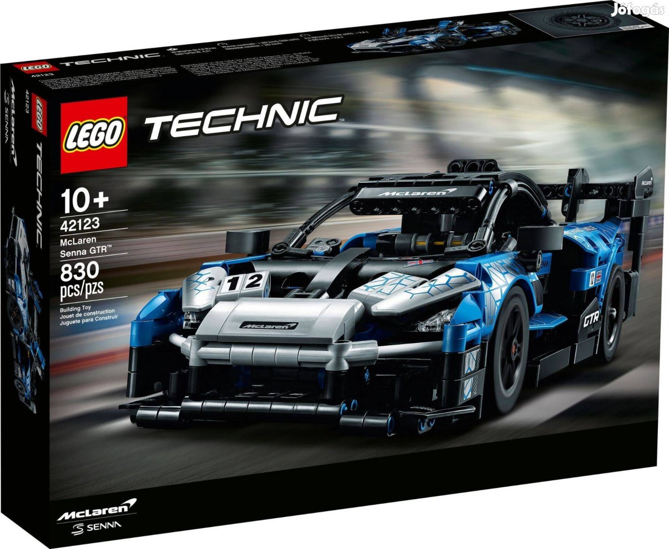 LEGO Technic 42123 Mclaren Senna GTR új, bontatlan
