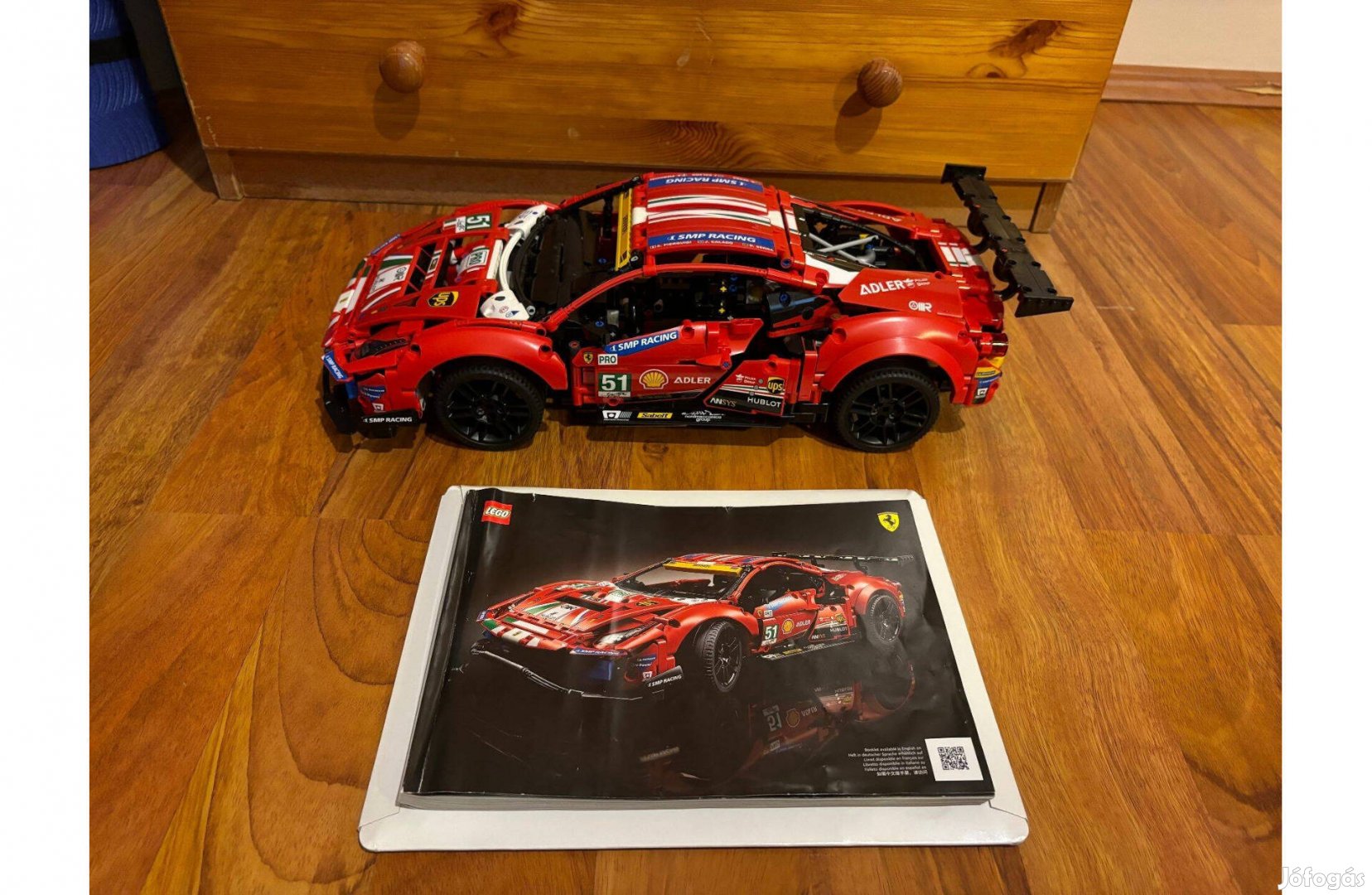 LEGO Technic 42125 Ferrari 488 GTE + 499P Hypercar Eredeti Legolcsóbb