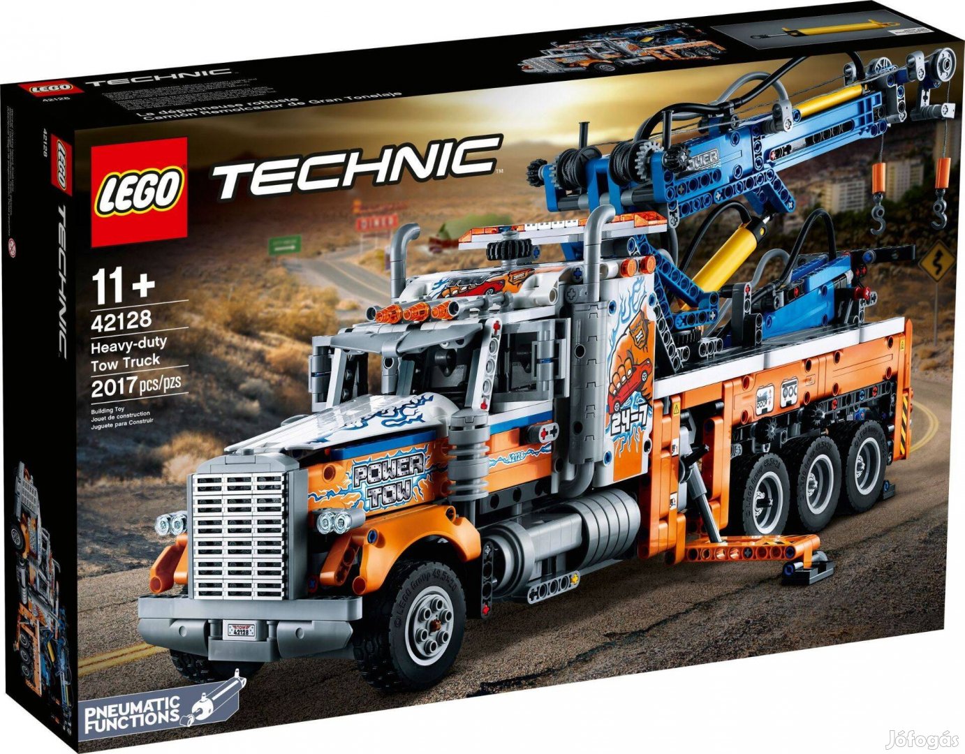 LEGO Technic 42128 Heavy-Duty Tow Truck új, bontatlan
